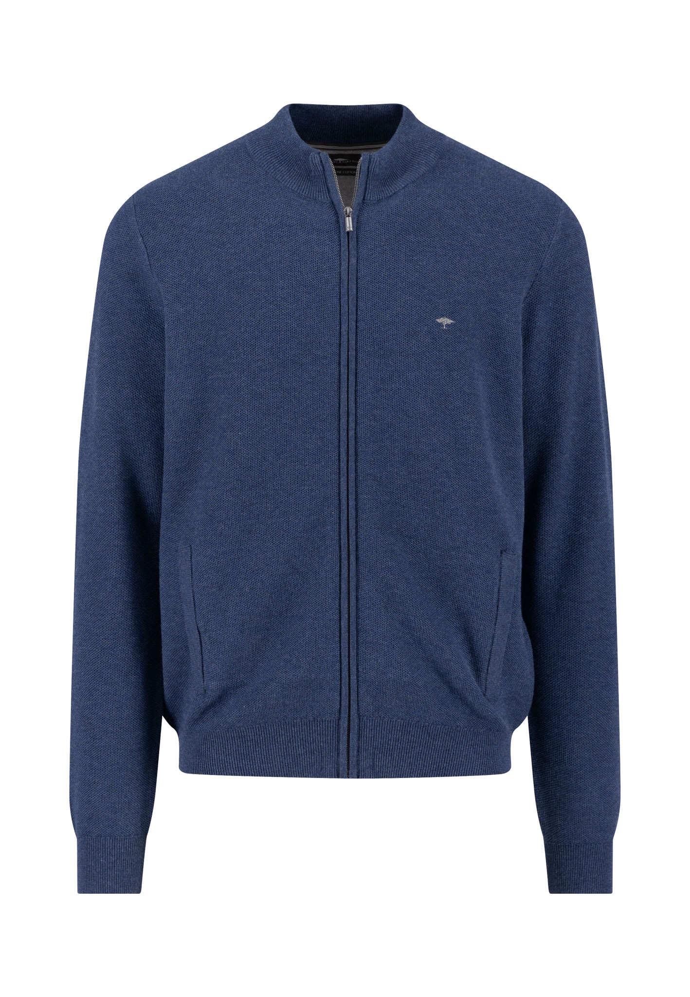 FYNCH-HATTON Strickpullover mit Logo Stickerei