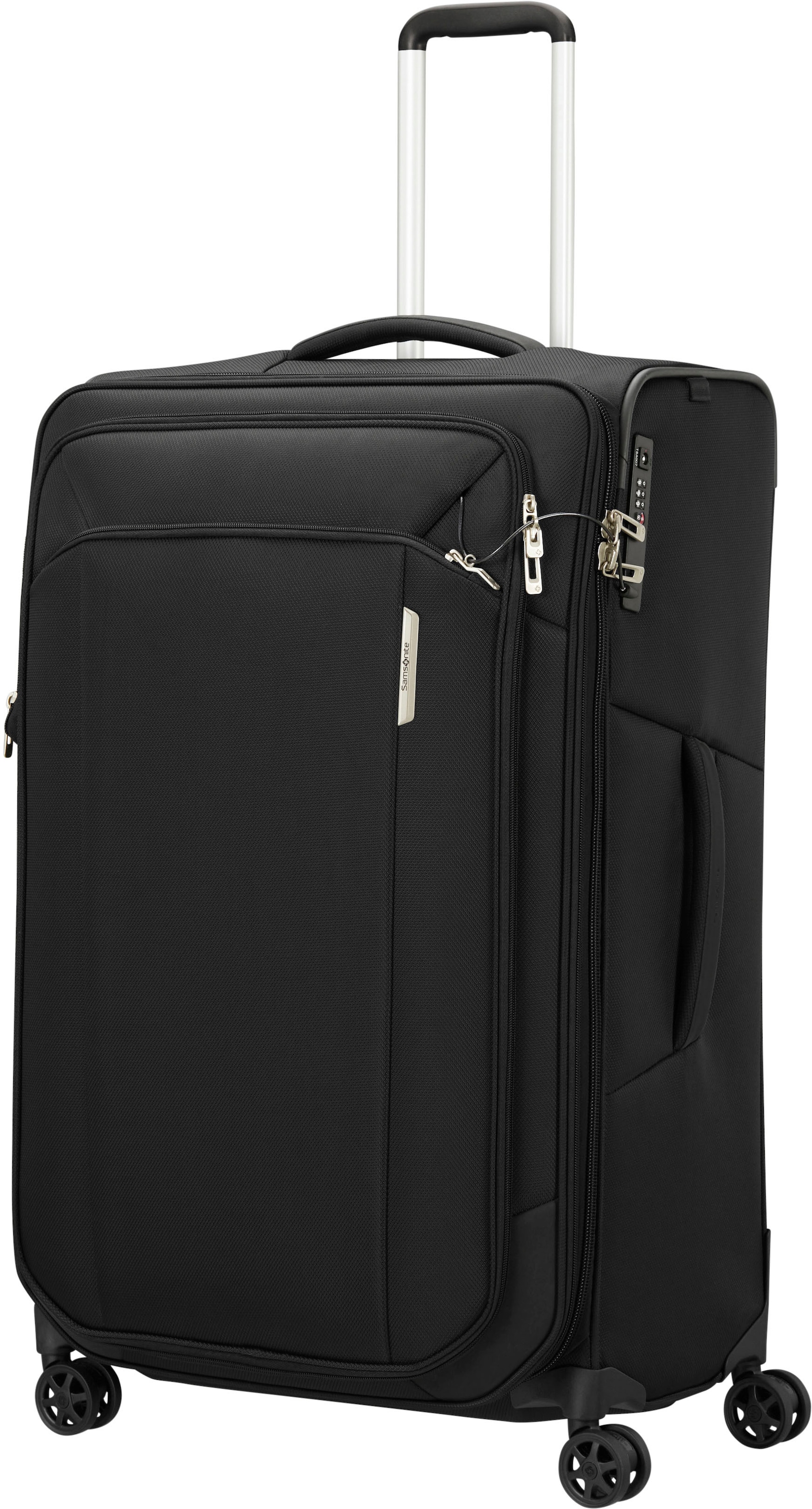 Samsonite Weichgepäck-Trolley »RESPARK exp, verschiedene Grössen und Farben«, 4 Rollen, Reisekoffer Aufgabegepäck Reisegepäck mit Volumenerweiterung