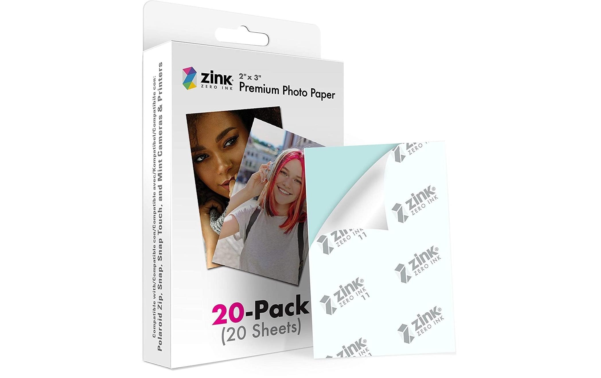 Polaroid Sofortbildfilm »Zink Premium 2 x 3 – 20 Blatt«