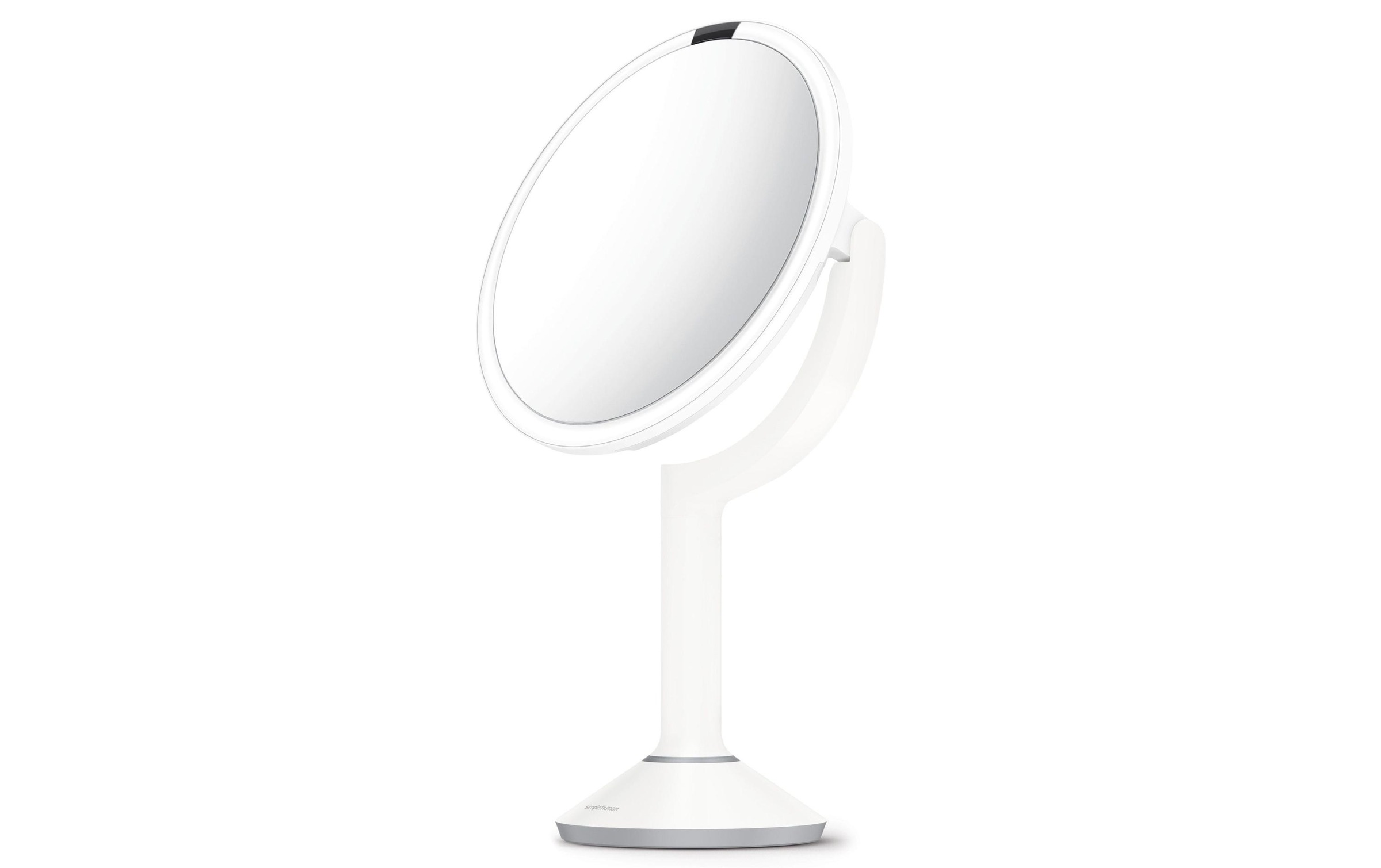 simplehuman Kosmetikspiegel »Kosmetikspiegel mit Sensor Trio Ø 20 cm Weiss«