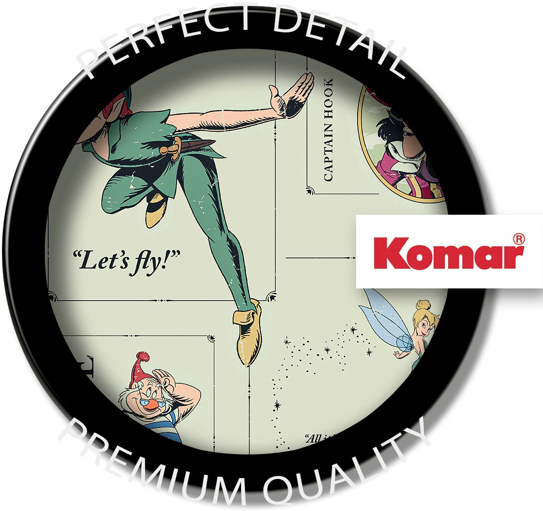 Komar Leinwandbild »Peter Pan Let´s Fly! - Grösse 40 x 60 cm«, Disney, (1 St., 40 x 60 cm (Breite x Höhe), Keilrahmenbild mit Echtholzrahmen, Kinderzimmer