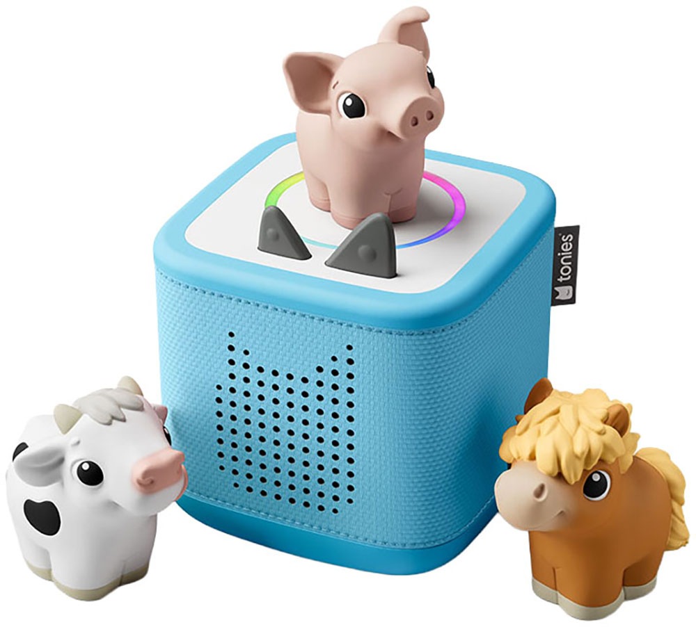 tonies Lautsprecher "Toniebox 2 Starter Set My First Tonies Bauernhof" (Bluetooth  WLAN 42 W)