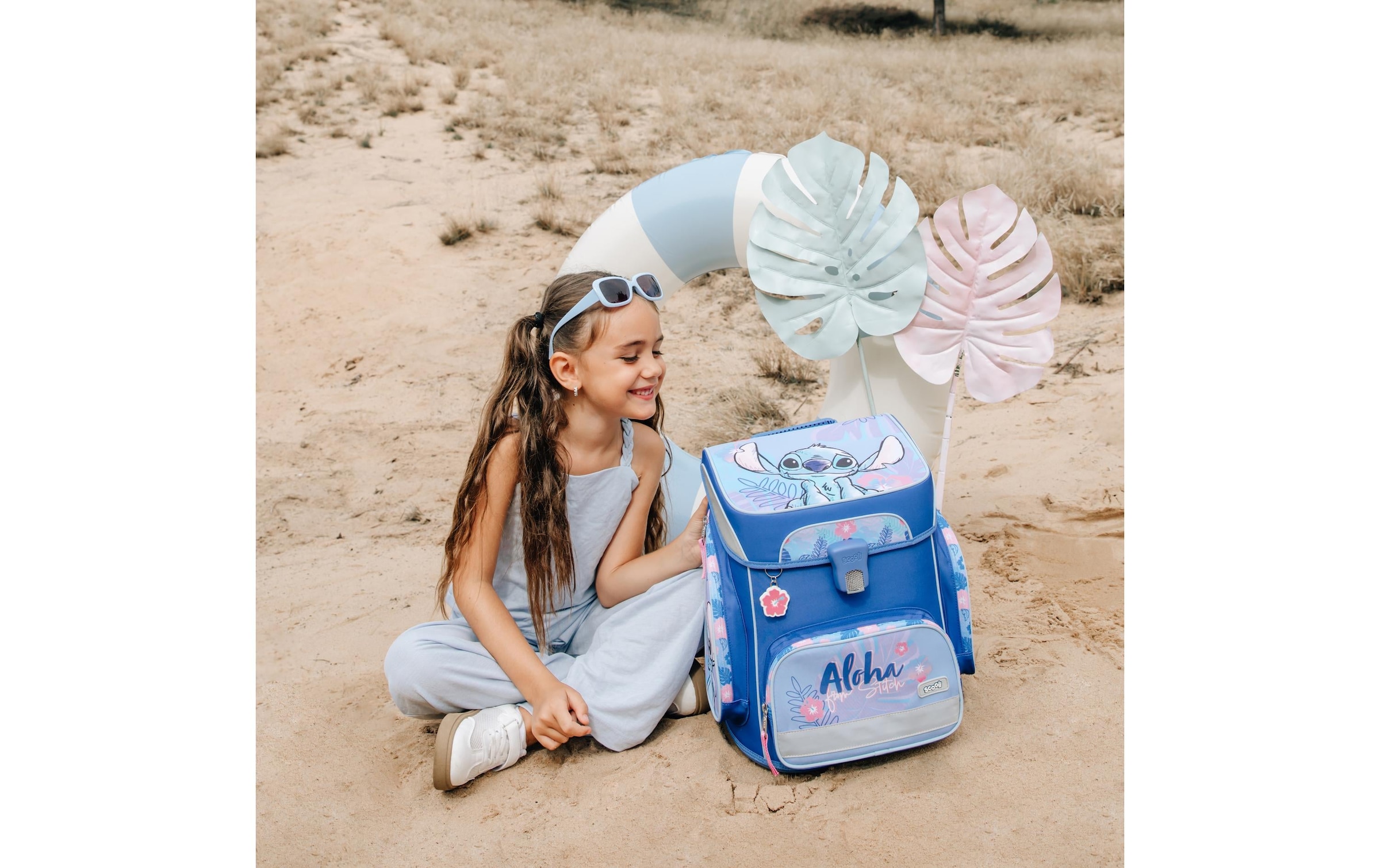 Scooli Schulranzen »5-teilig Lilo & Stitch, 18 l«