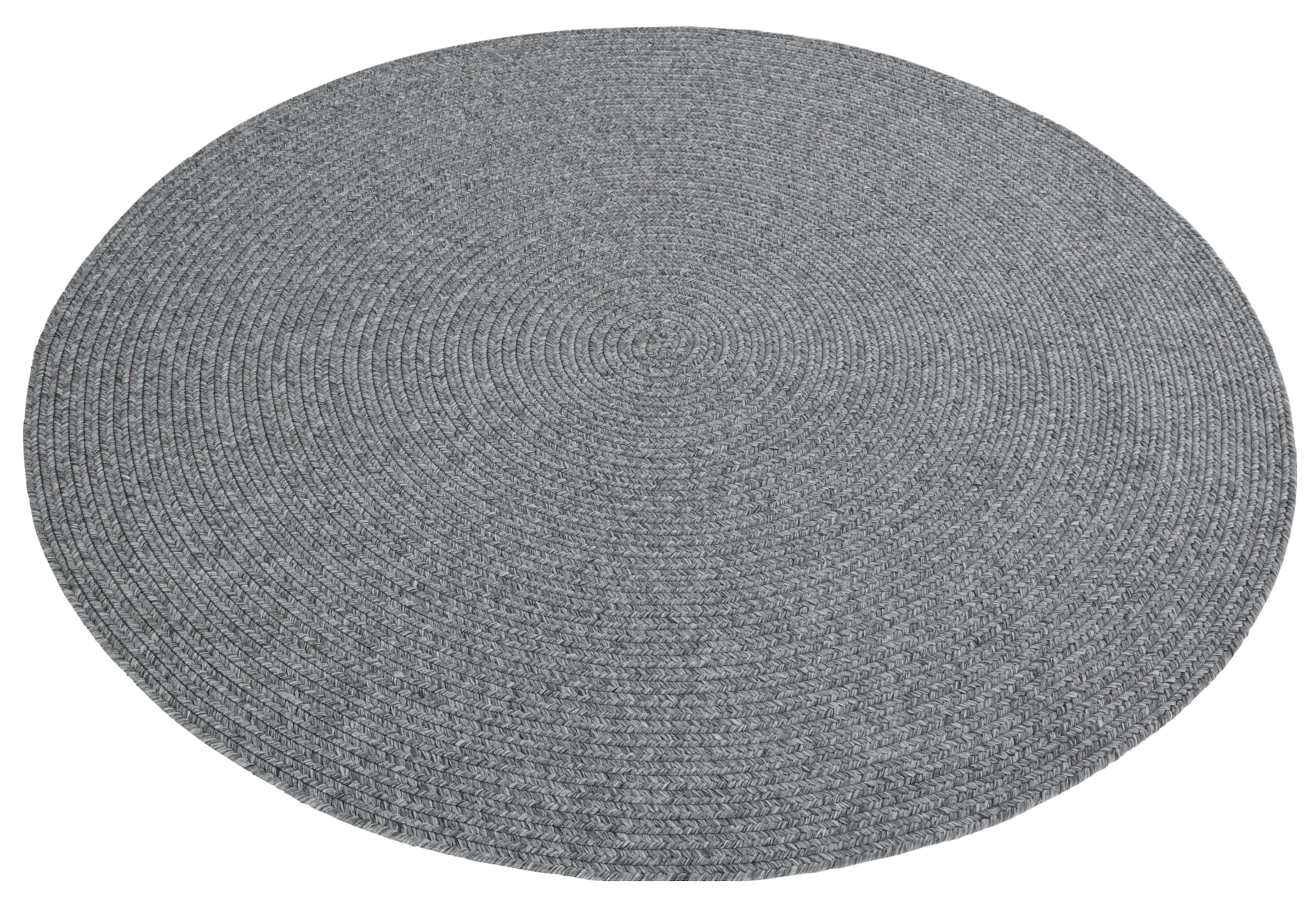 HANSE Home Teppich »Trenzado«, rund, 10 mm Höhe, In- & Outdoor, Handmade-Look, Gewebt, Wetterfest, Balkon, Wohnzimmer