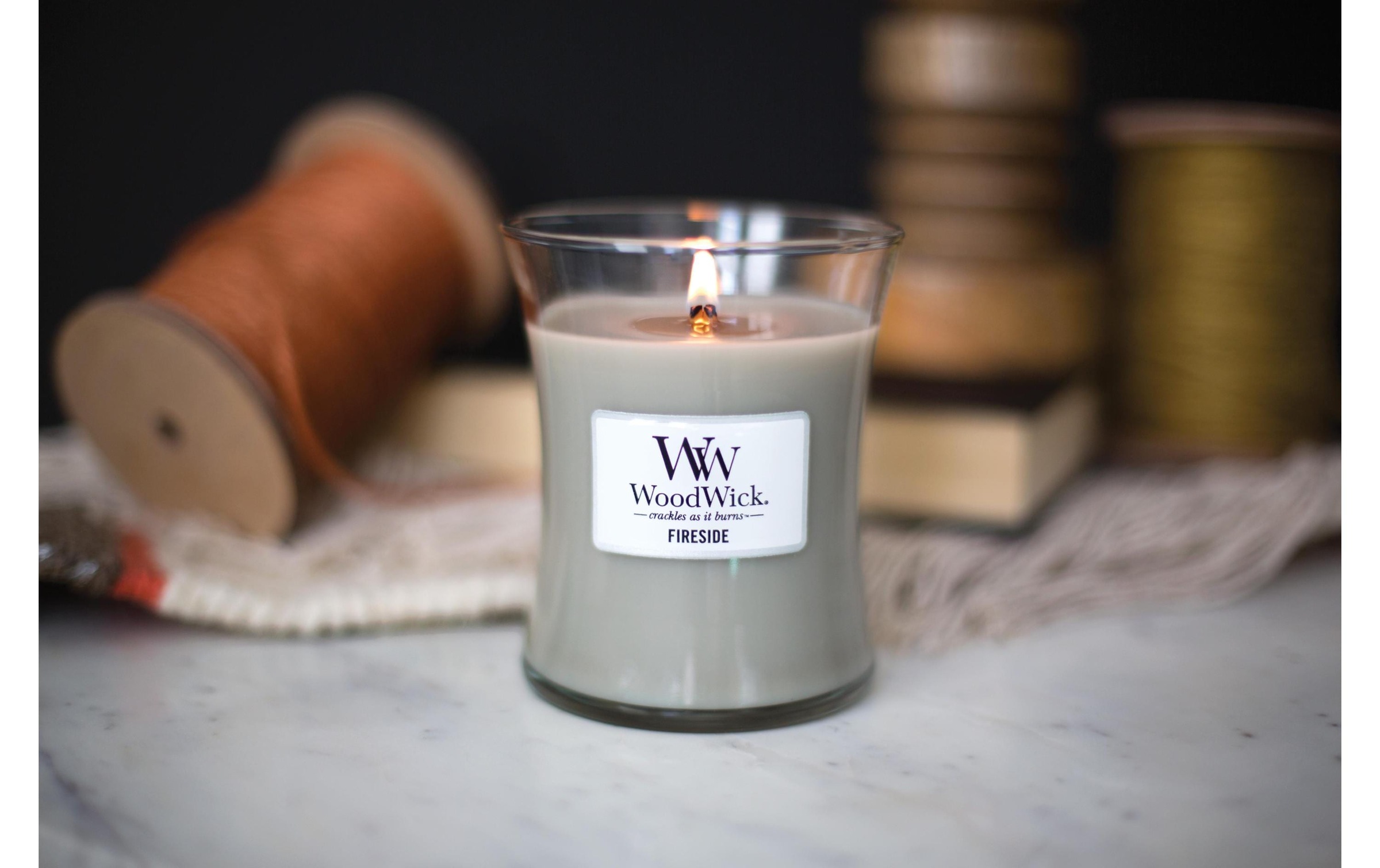Woodwick Duftkerze »Fireside Mini Jar«
