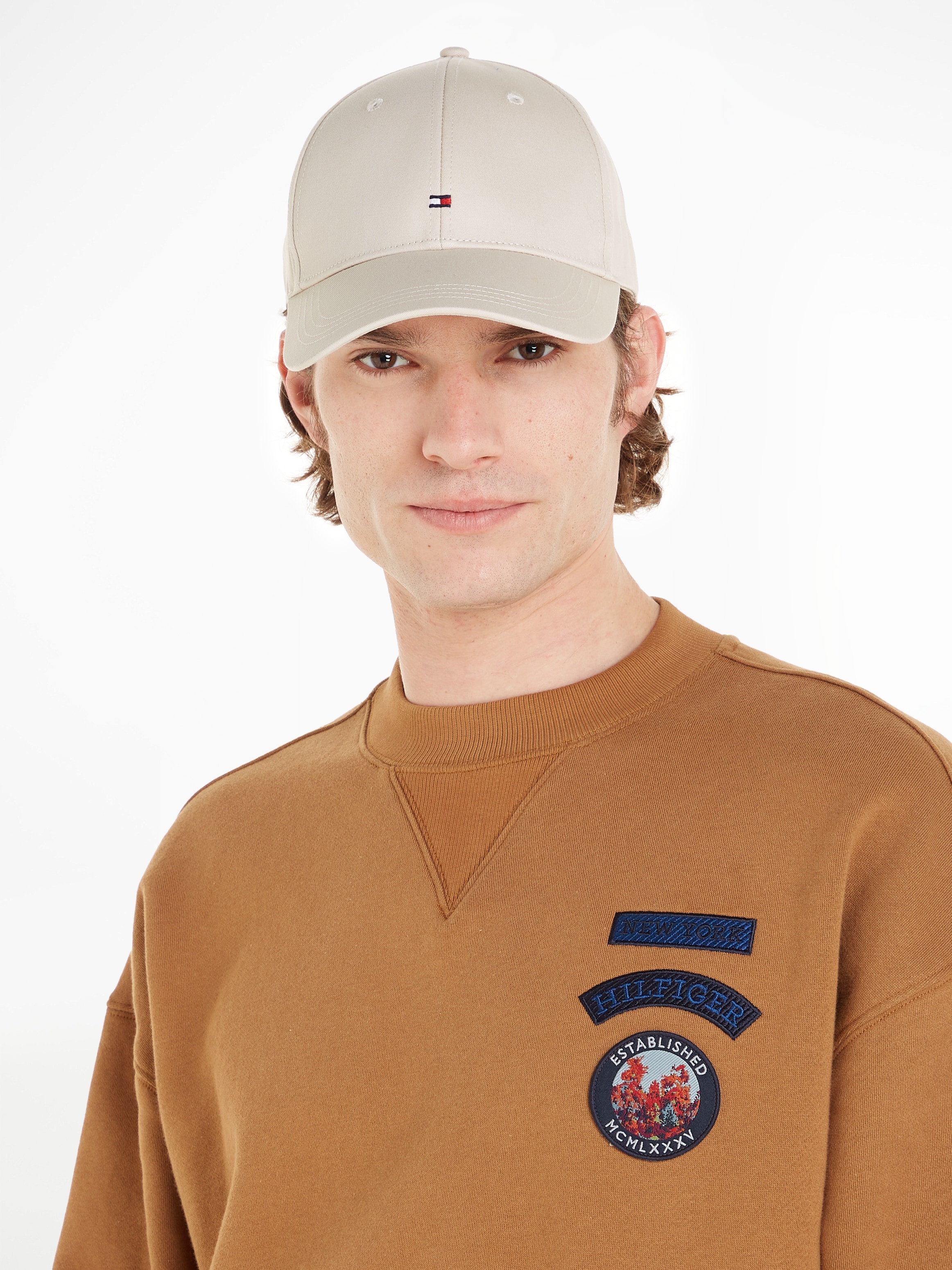 Tommy Hilfiger Baseball Cap »TH Jelmoli-Versand kaufen CAP«, FLAG | COTTON mit über PANEL dezenter 6 Schild Labelflag online dem