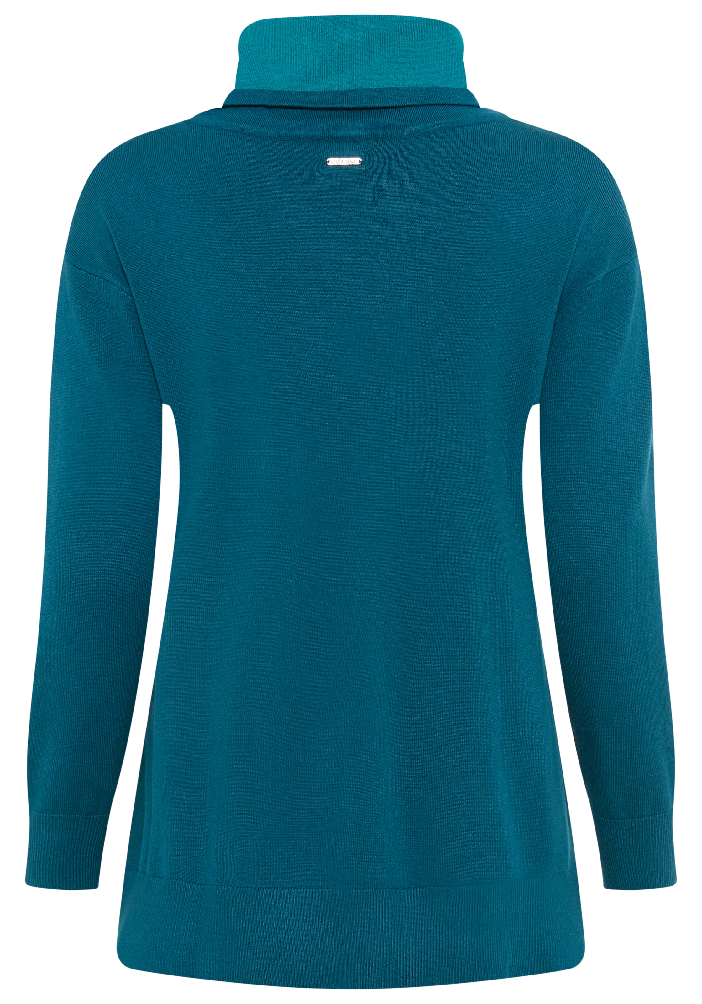 Laura Scott Schalkragenpullover, mit Bindeband