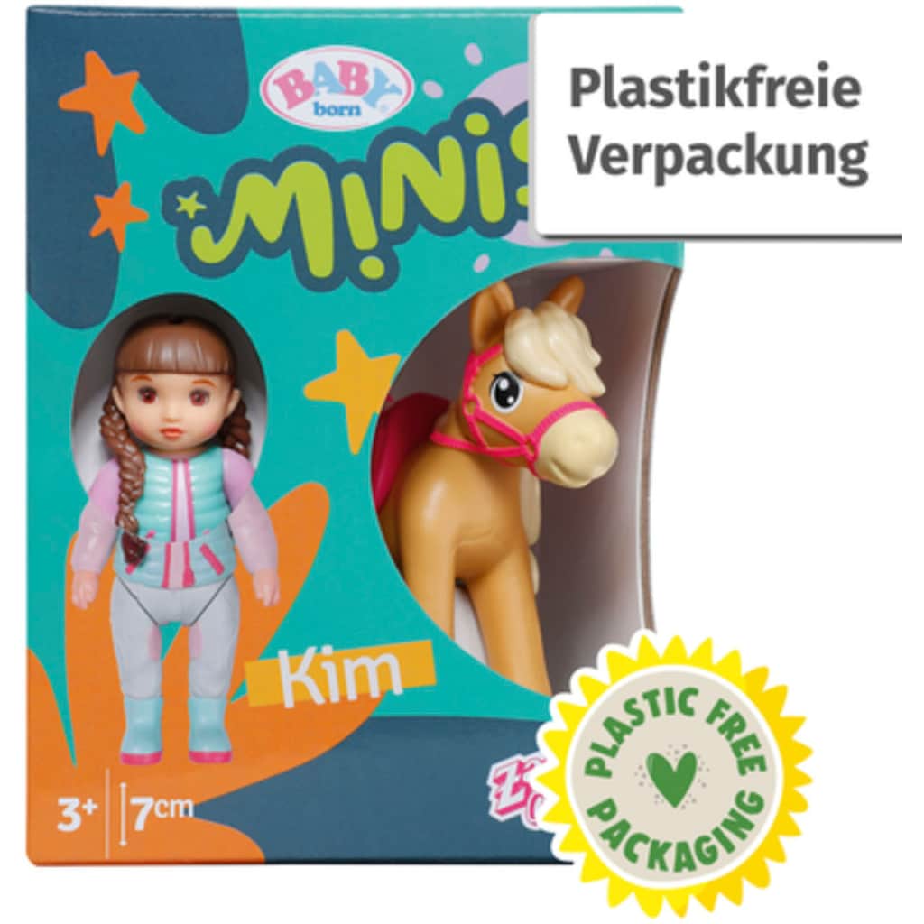 Baby Born Minipuppe »Baby born® Minis Spielset Horse Fun«