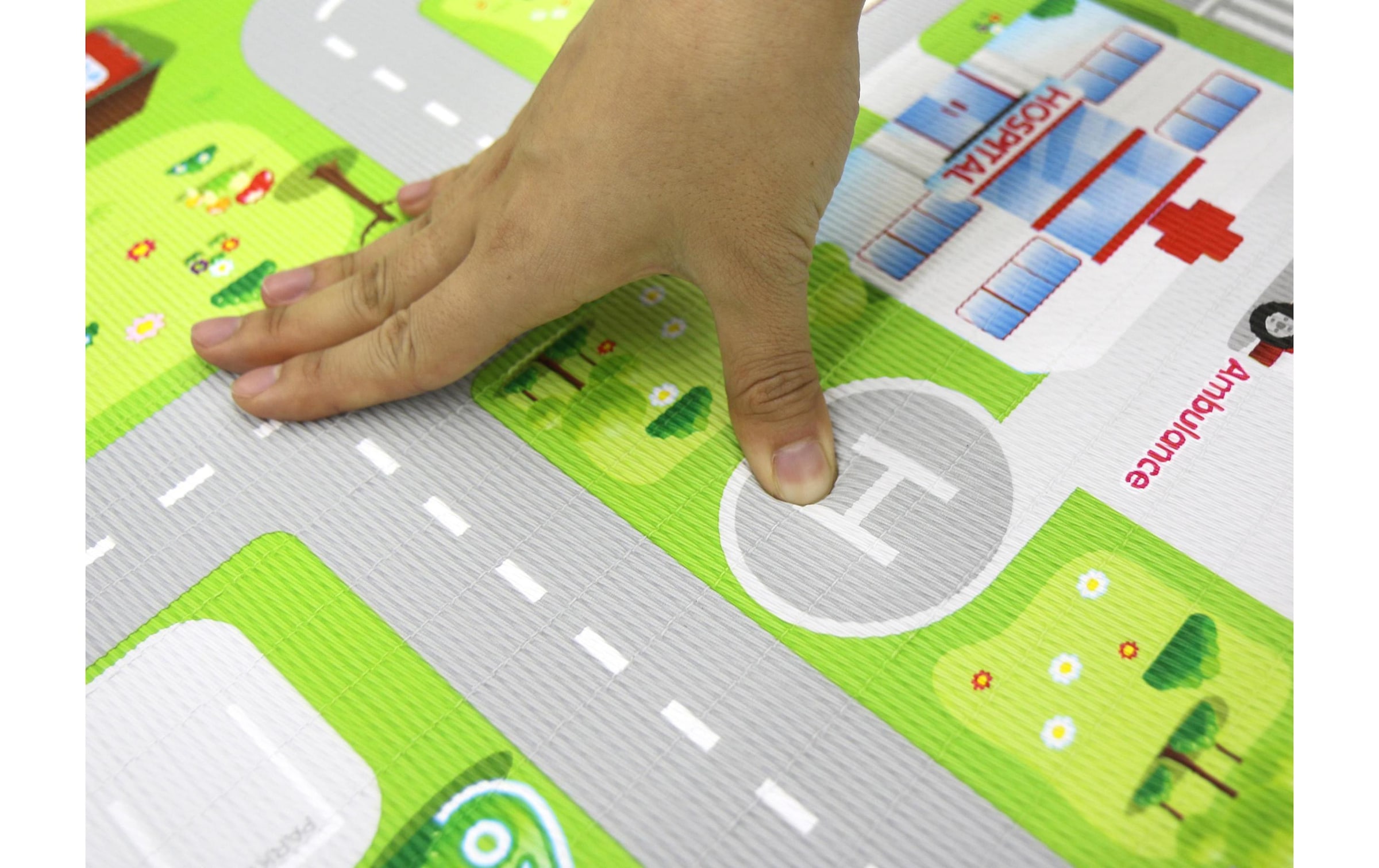 BabyCare Spielmatte »Run to town, 185 x 125 cm«