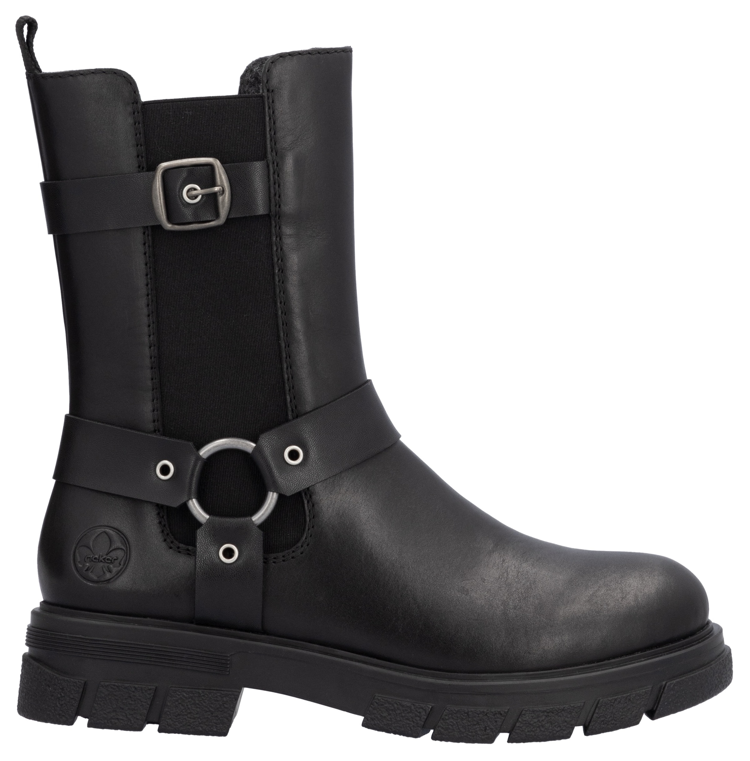 Rieker Chelseaboots, Bikerboots, Schlupfstiefelette mit Innenreissverschluss