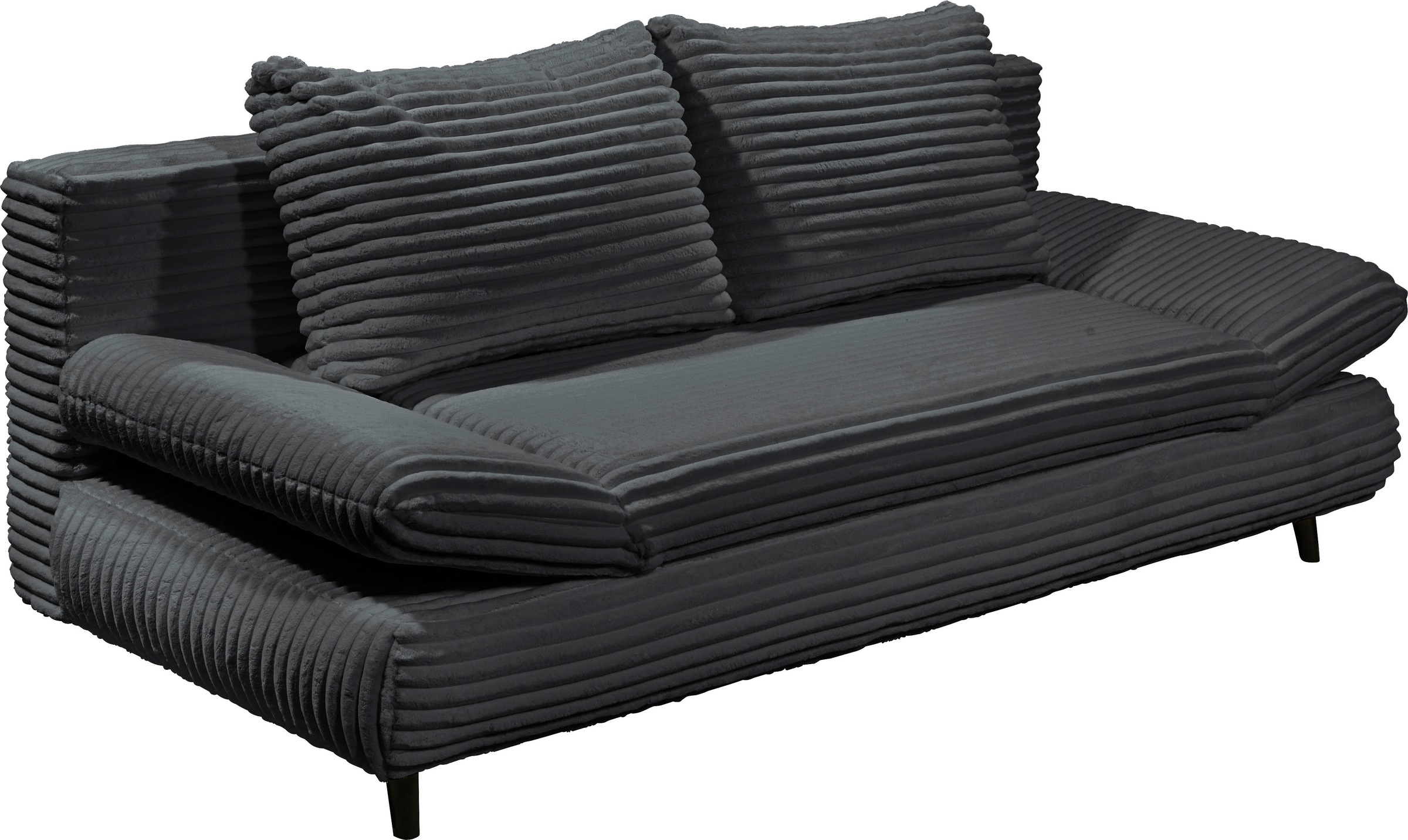 ED EXCITING DESIGN Schlafsofa »Sunny«, mit Bettkasten, Armteilverstellung & 2 Rückenkissen