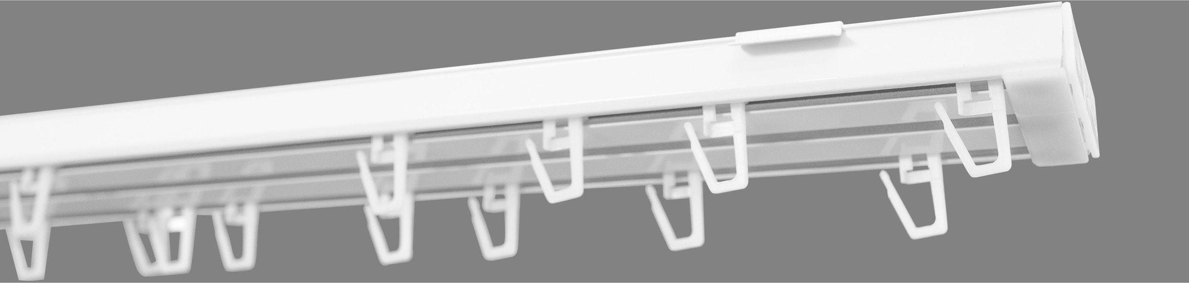 SN DECO GROUP Gardinenschiene »Flächenprofil SP Set 3-läufig«, 3 läufig-läufig, Fixmass