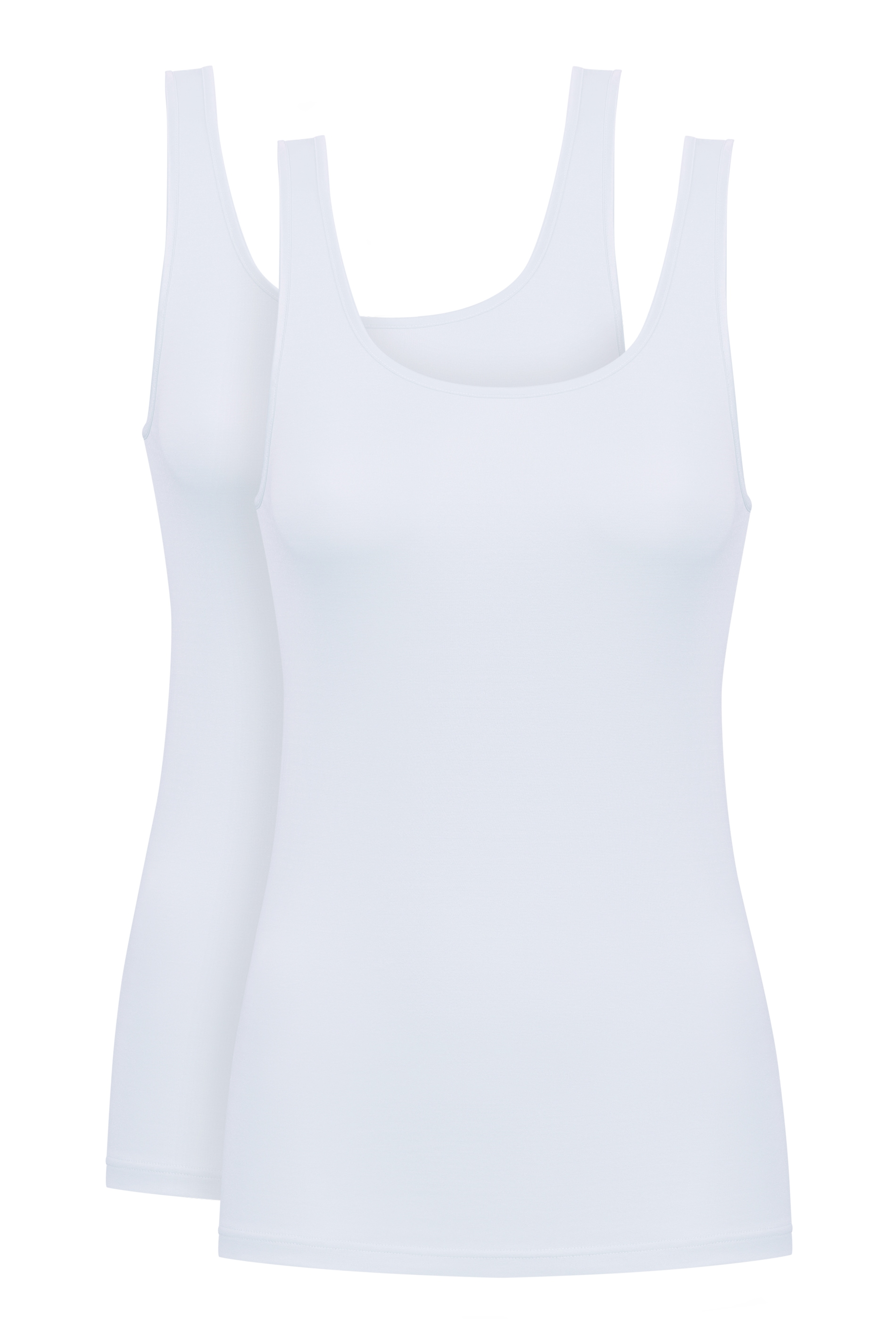 Mey Tanktop »Pure Sense« 2er Pack, ohne auftragende Seitennähte, schmale Passform