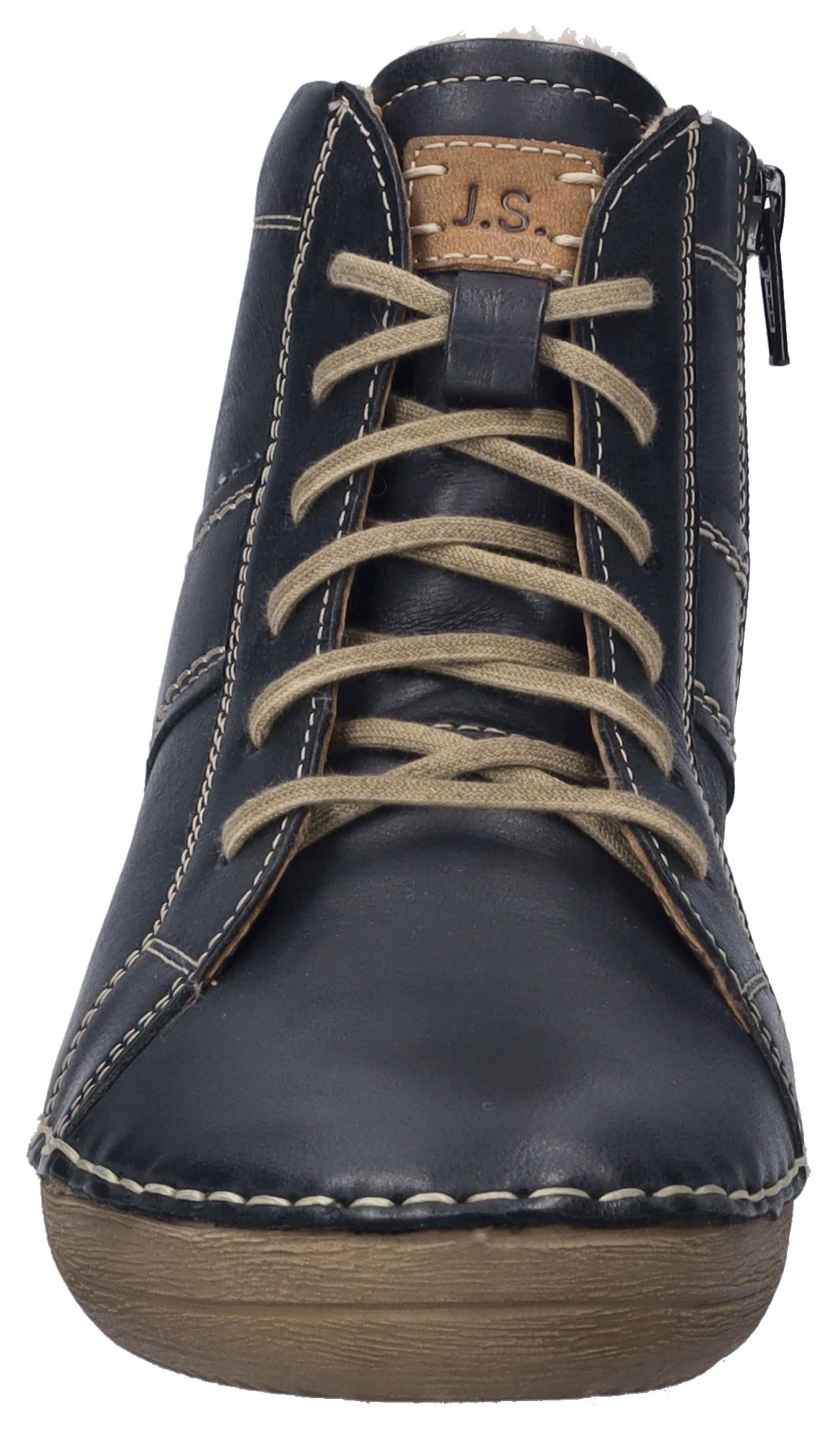 Josef Seibel Schnürstiefelette »Felicia 01«, Schnürboots, Sneaker, Freizeitschuh mit modischer Ziernaht
