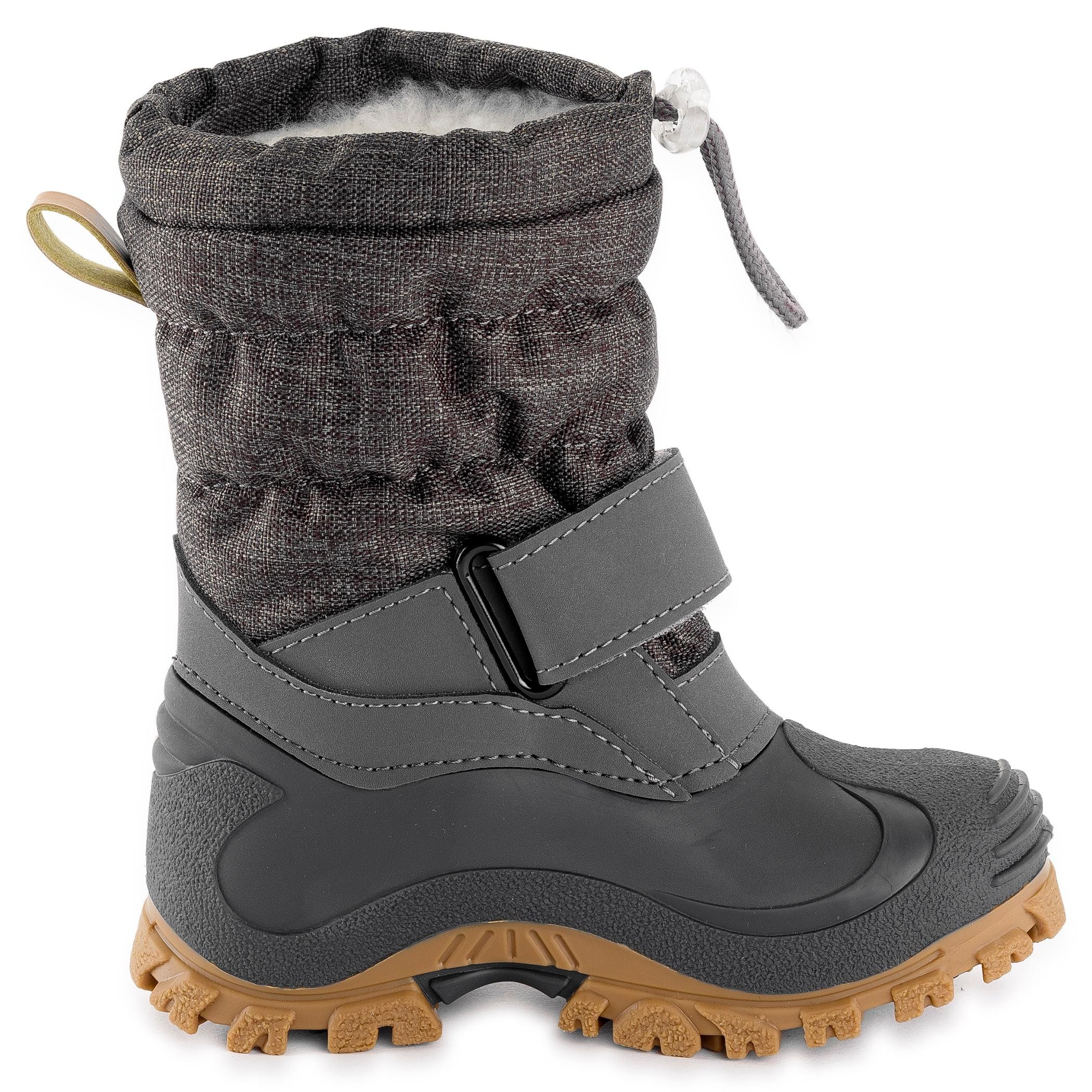 Lurchi Snowboots »Finn«, Winterboots mit Schurwolle, Grössenschablone zum Download