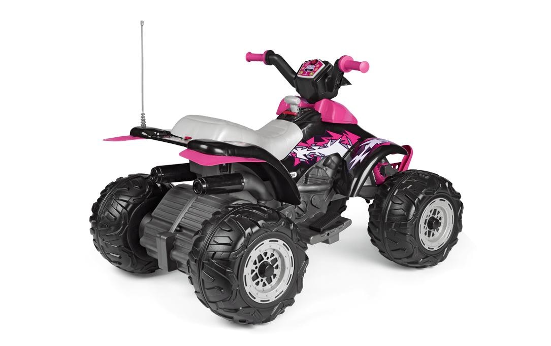 Tretfahrzeug »PegPerego Quad Corral T-Rex 330W 12 V Pink«
