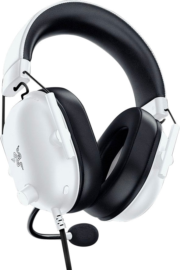 RAZER Gaming-Headset »BlackShark V2 X - Weiss«, Rauschunterdrückung-Mikrofon abnehmbar