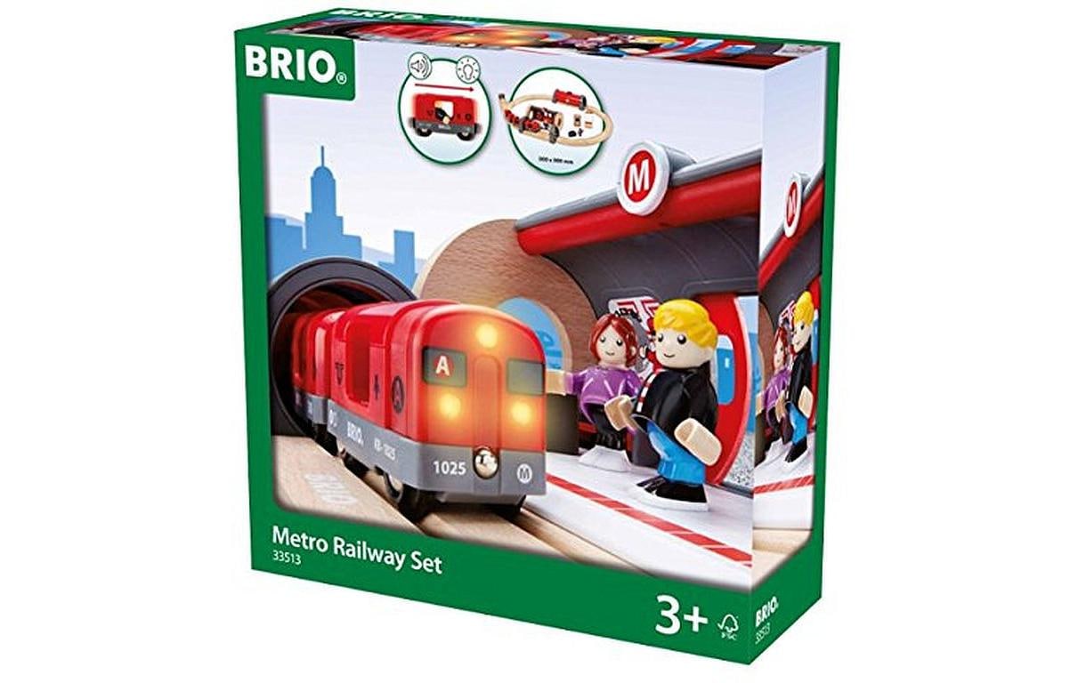 BRIO® Spielzeugeisenbahn-Erweiterung »BRIO® WORLD Metro Bahn Set«, (Set)