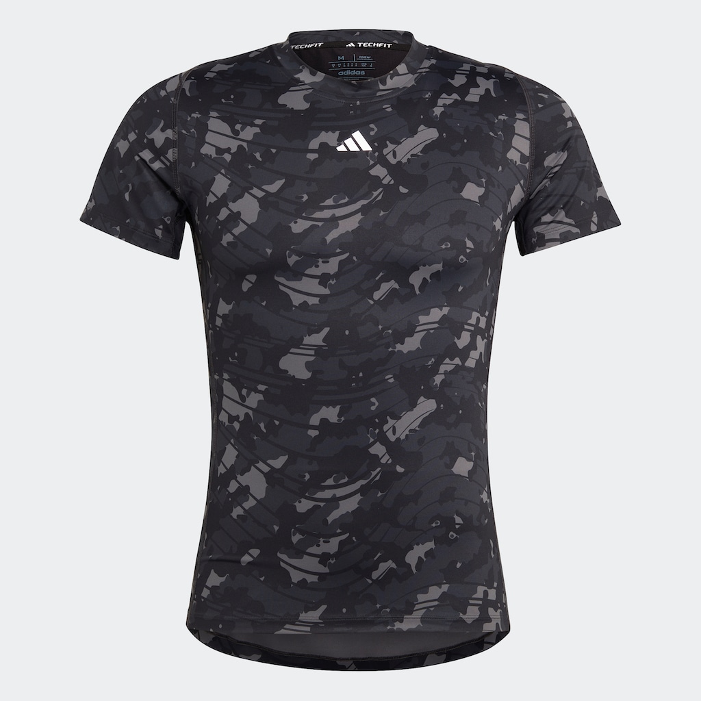adidas Performance T-Shirt »TECHFIT ALLOVER PRINT TRAINING«