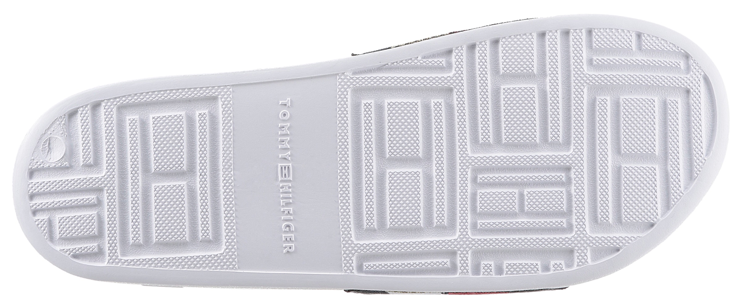 Tommy Hilfiger Pantolette »ESSENTIAL CORP SLIDE«, mit gestreifter Bandage  online kaufen bei Jelmoli-Versand Schweiz