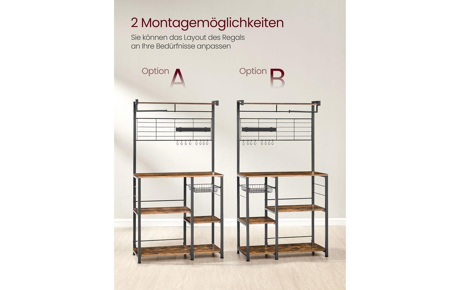 VASAGLE Küchenregal »90 cm x 167.3 cm«