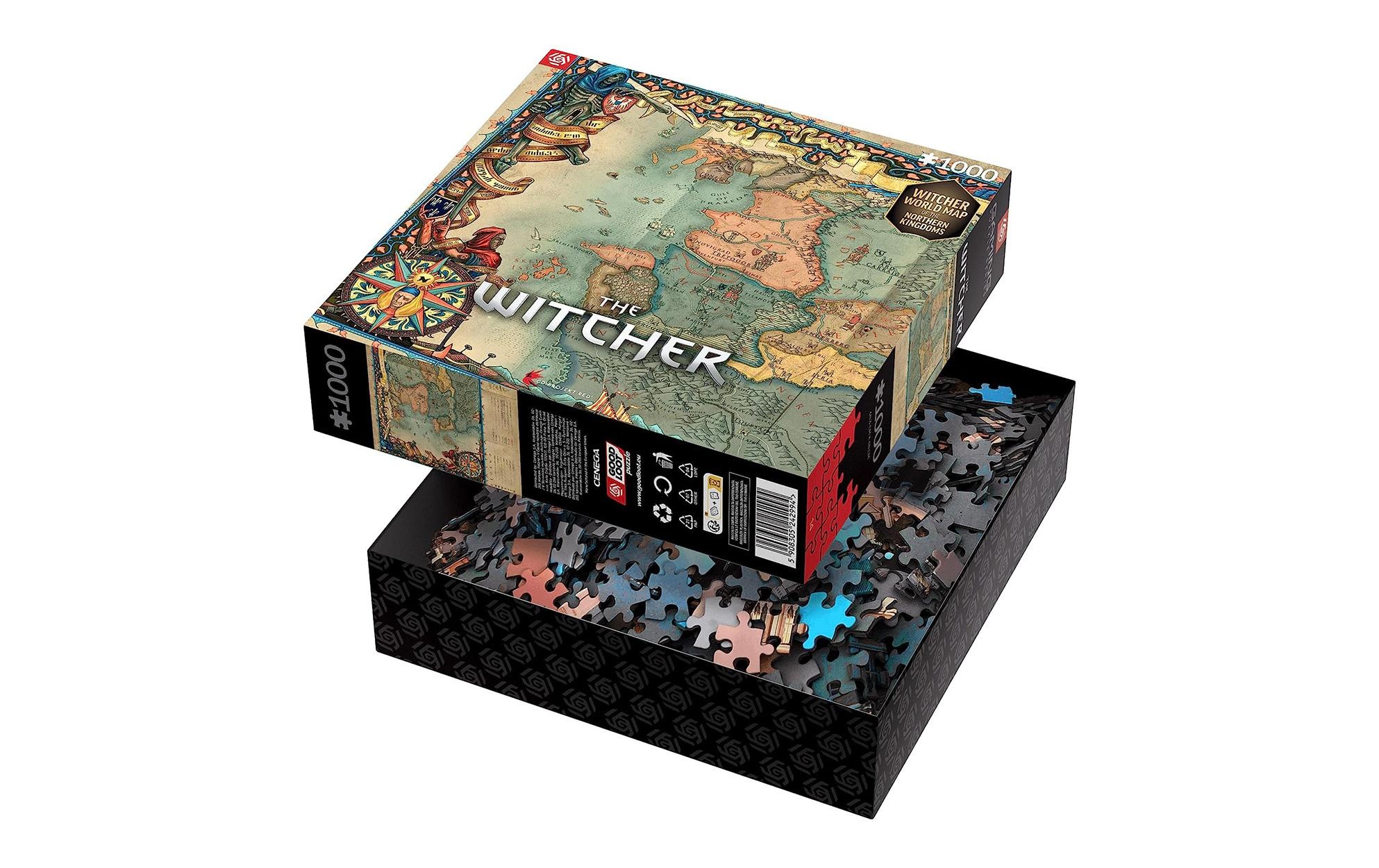 Puzzle »Good Loot The Witcher: Northern Kingdom Map«, (1000 tlg.)