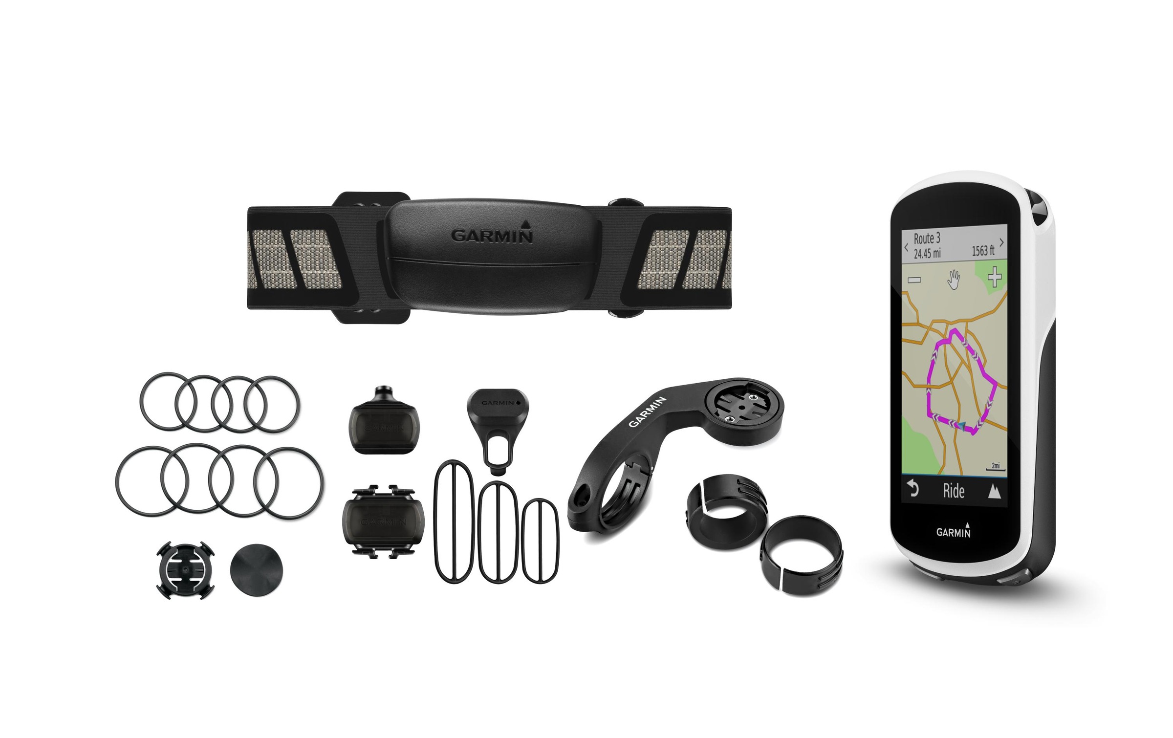Garmin Fahrrad-Navigationsgerät »Edge 1030 + Pack + Topo Schweiz«, (Europa (48 Länder) inklusive lebenslanger Kartenupdates)