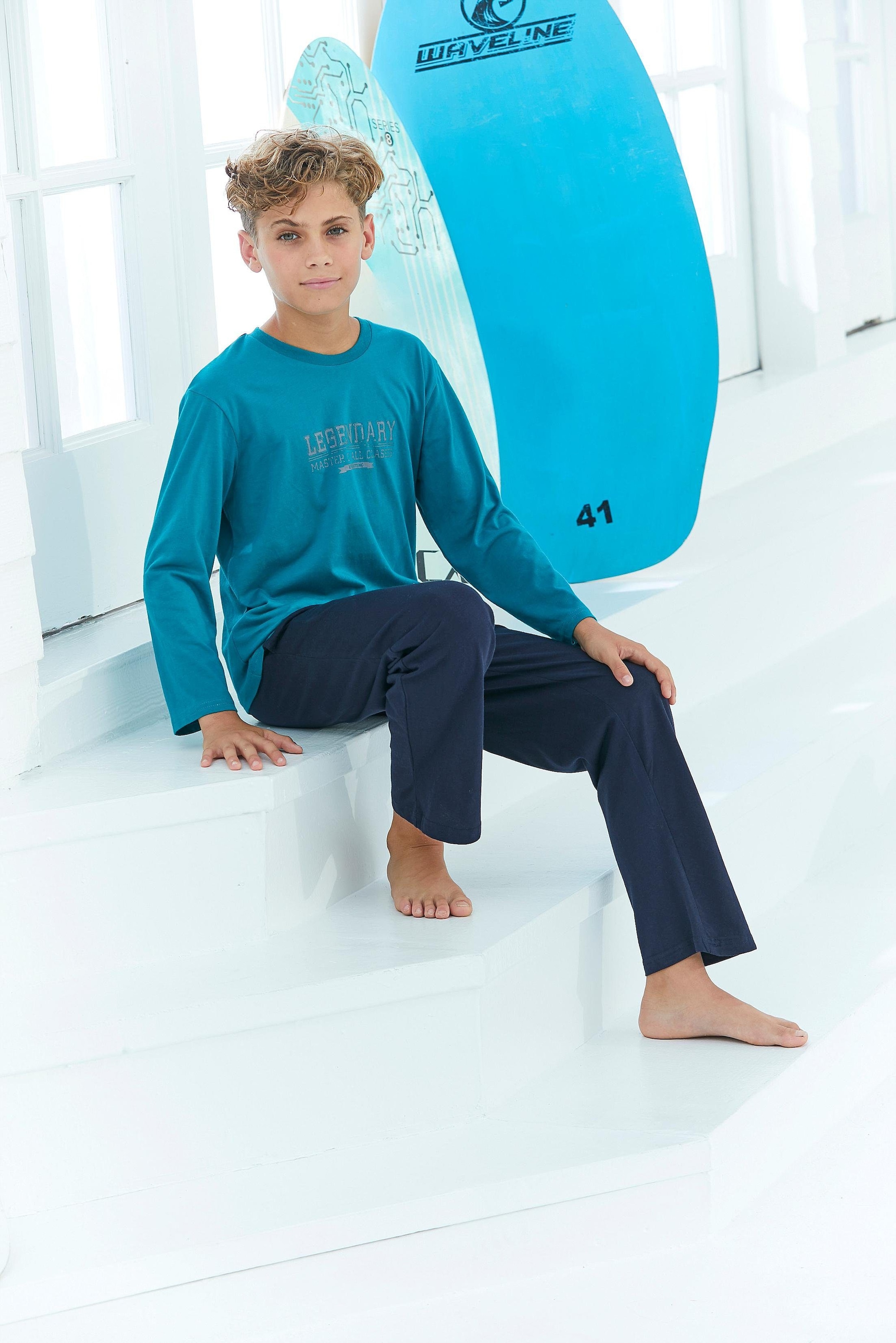 ✵ le jogger® Pyjama, (4 tlg., 2 Stück), in langer Form online bestellen |  Jelmoli-Versand