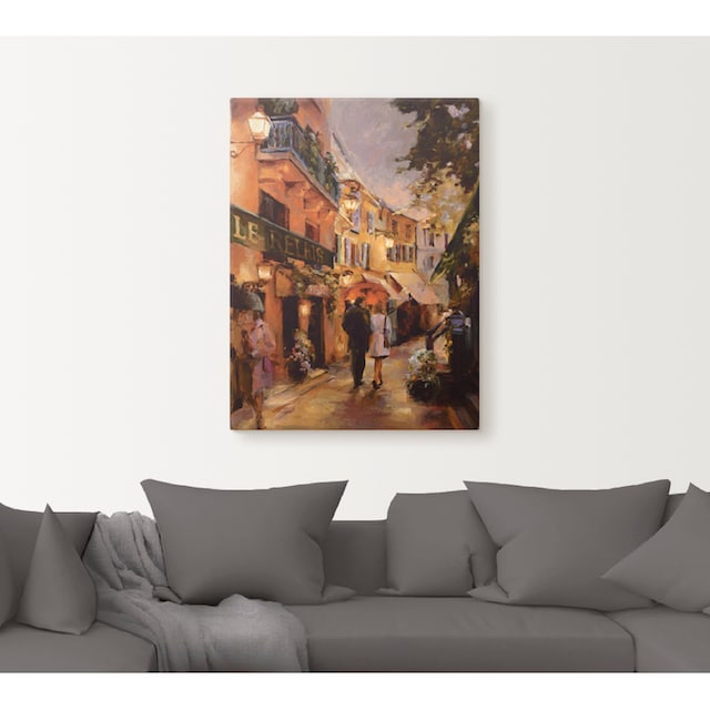 Artland Wandbild »Abend in Paris I«, Frankreich, (1 St.), als Leinwandbild,  Wandaufkleber oder Poster in versch. Grössen online bestellen |  Jelmoli-Versand