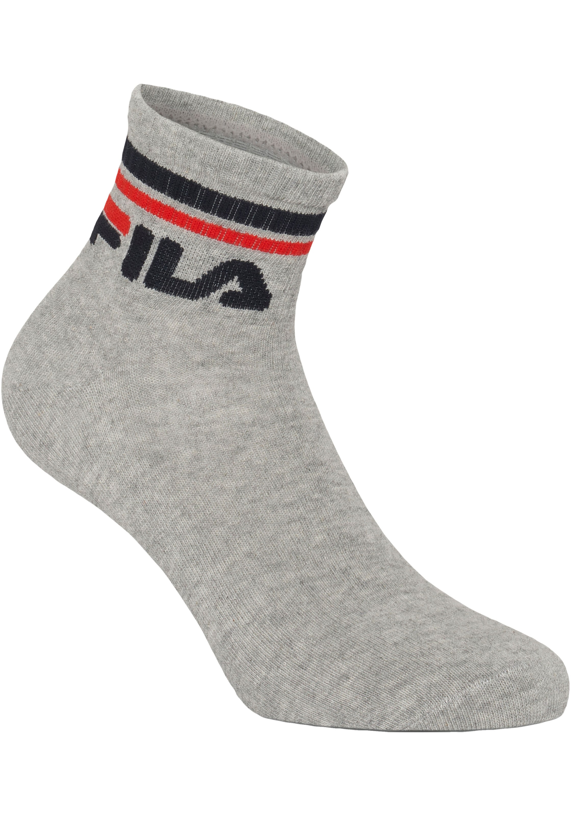 Fila Sportsocken, (6er Pack), mit Logo-Schriftzug