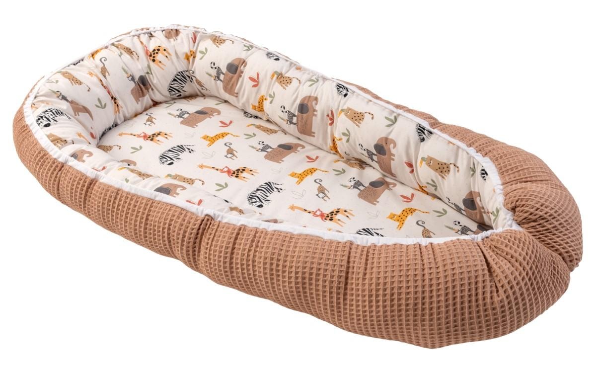 Bettnestchen »Ullenboom Waffelpiqué Sand Savanne 55 x 95 cm«
