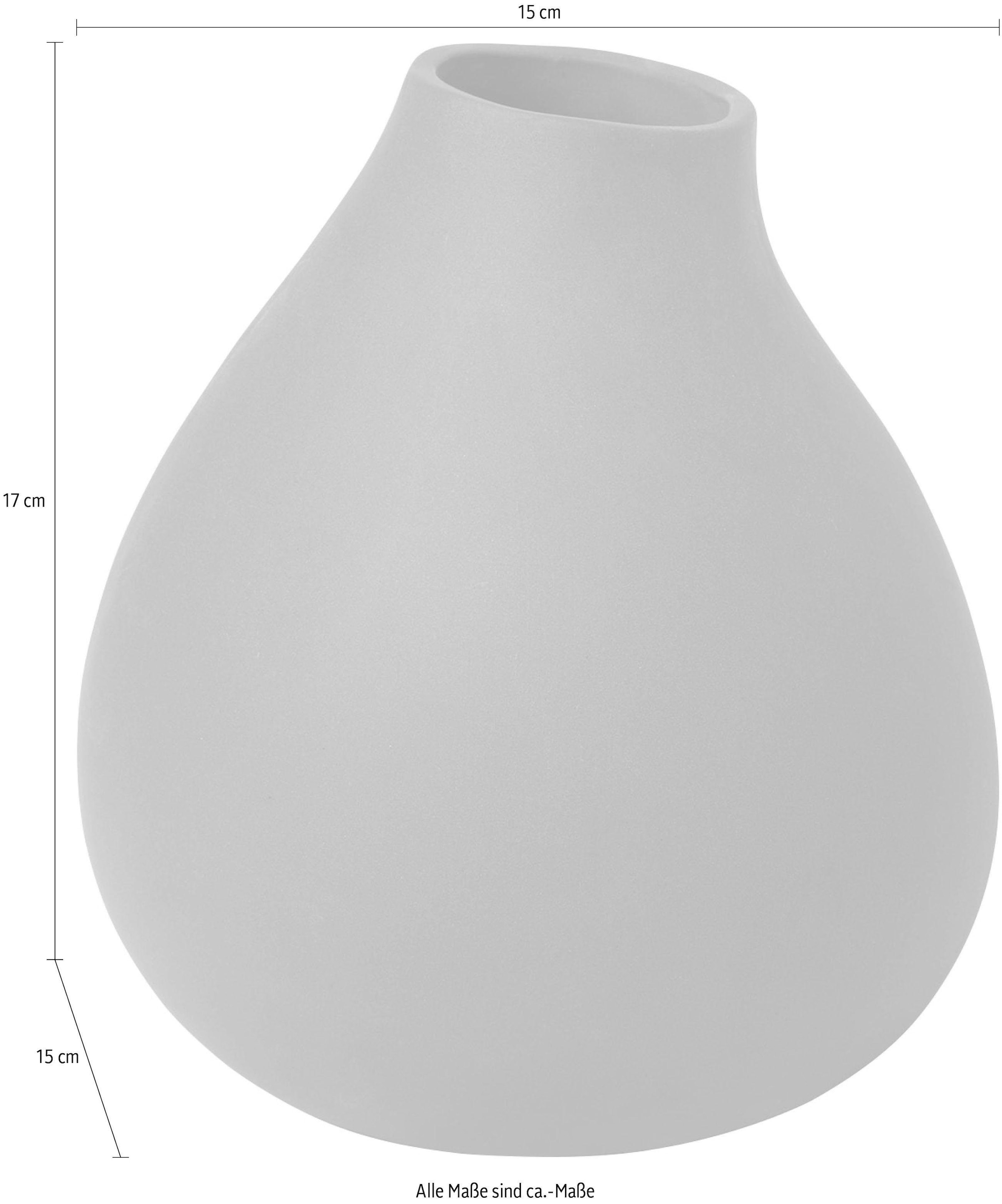BLOMUS Dekovase »NONA, aus Porzellan«, (1 St.), Vase in aussergewöhnlicher Form, Höhe ca. 17 cm