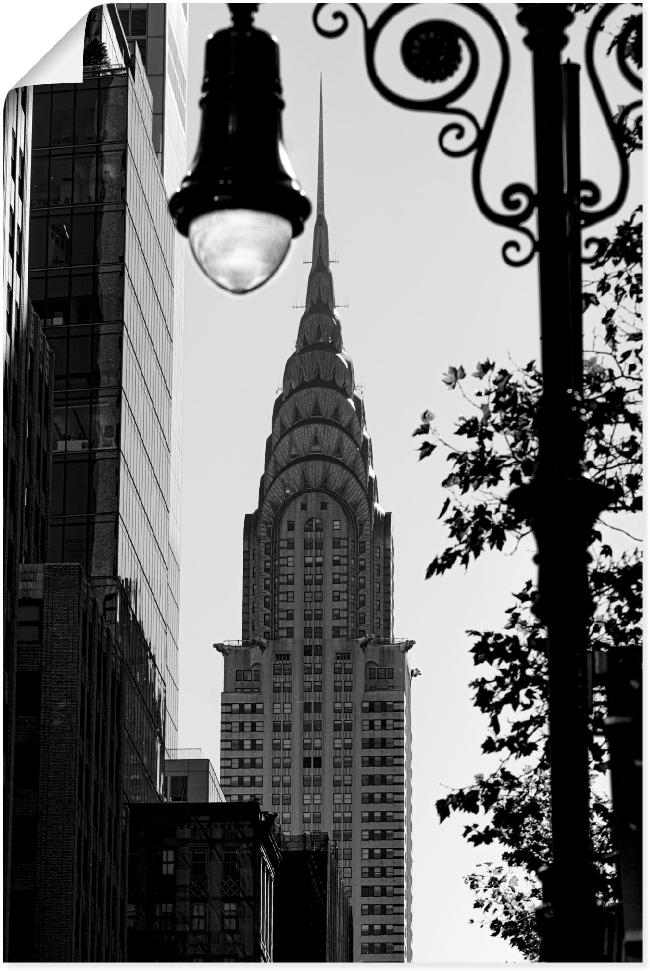 Artland Wandbild »New York Chrysler Building«, New York, (1 St.), als Alubild, Outdoorbild, Poster in verschied. Grössen