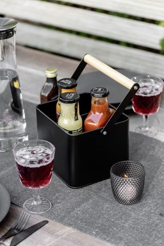 WENKO Organizer »Modell Baco«, robuster Tragekorb, ideal zur Aufbewahrung von Ketchup und Grillsaucen