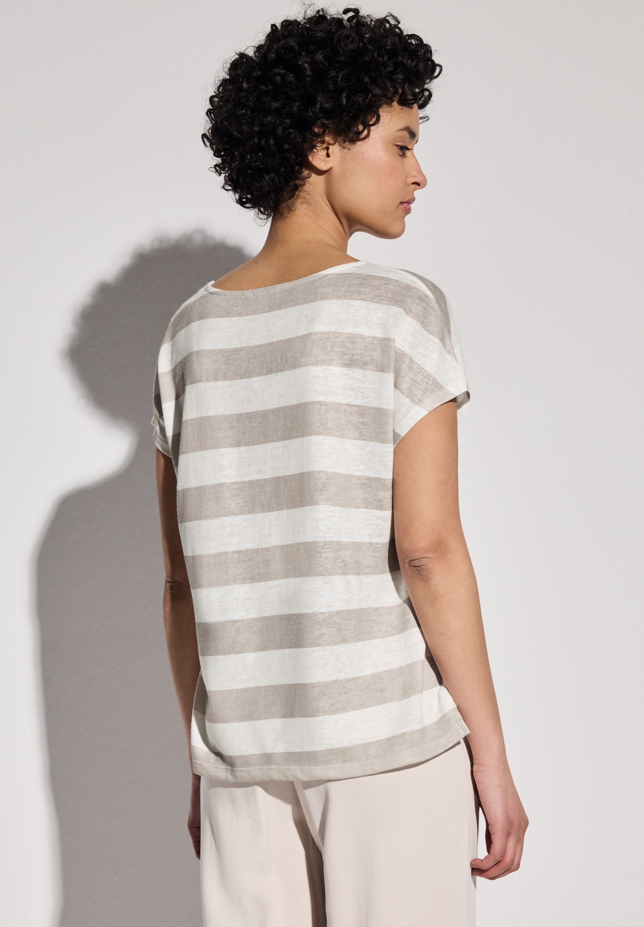 STREET ONE Shirttop, mit Streifenmuster