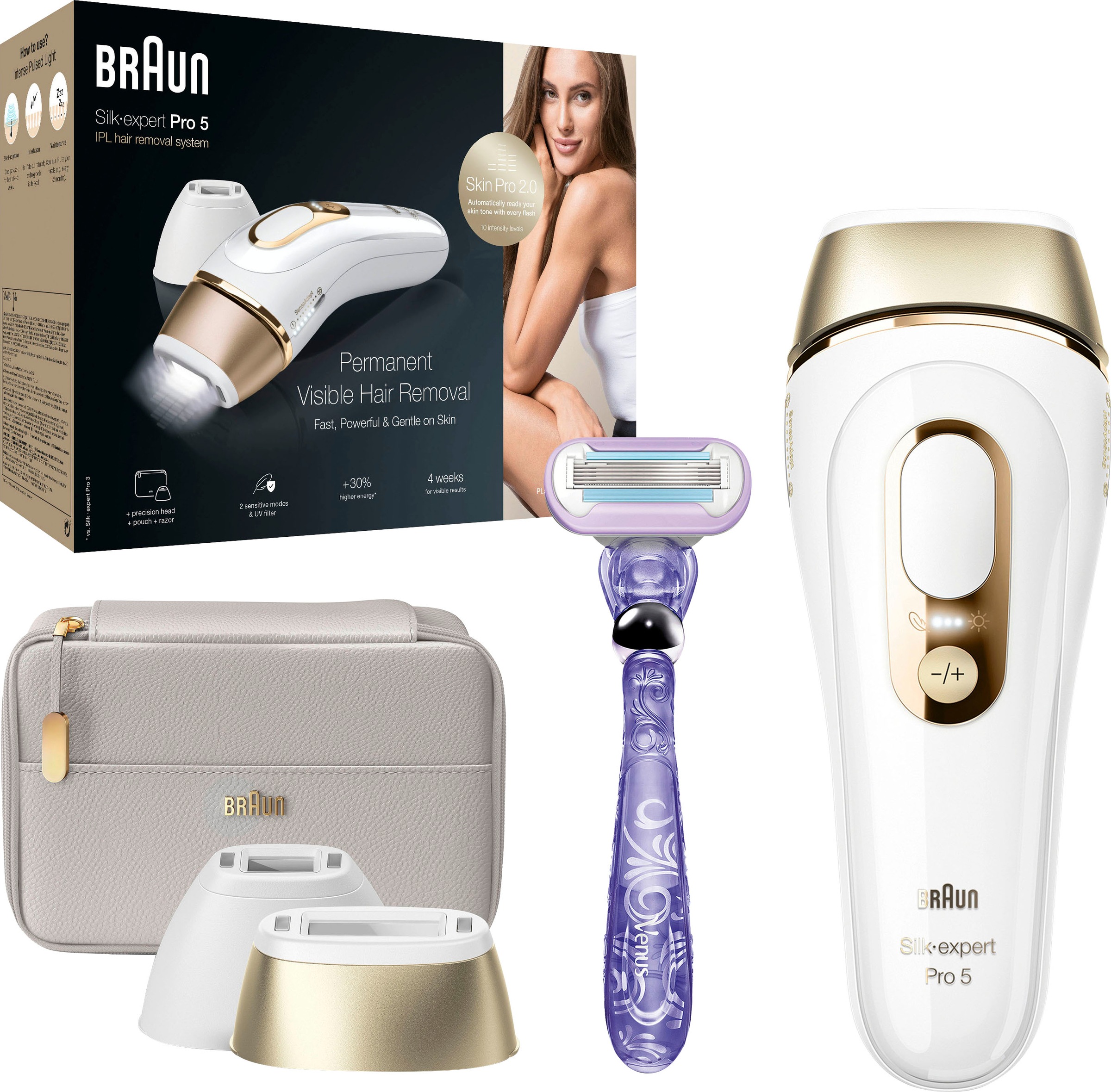 Braun IPL-Haarentferner »Silk-Expert Pro 5 PL5157 IPL«, 400.000 Lichtimpulse, Skin Pro... kaufen