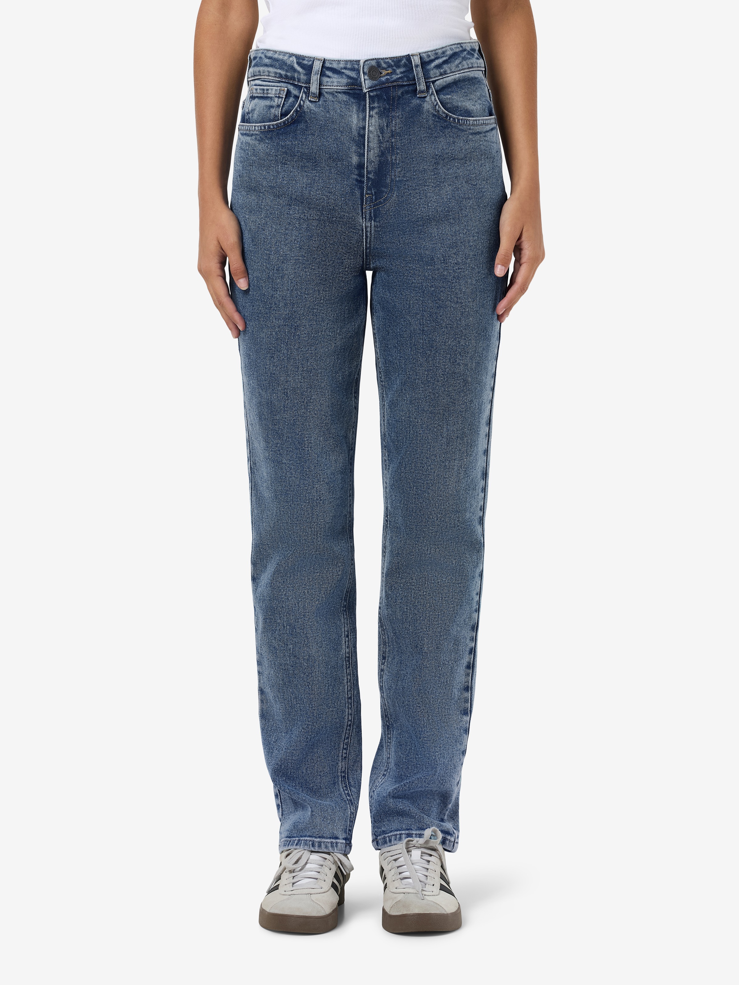 Noisy may High-waist-Jeans »NMDAISY HW MOM FIT JEAN AZ394MB FWD NOOS«