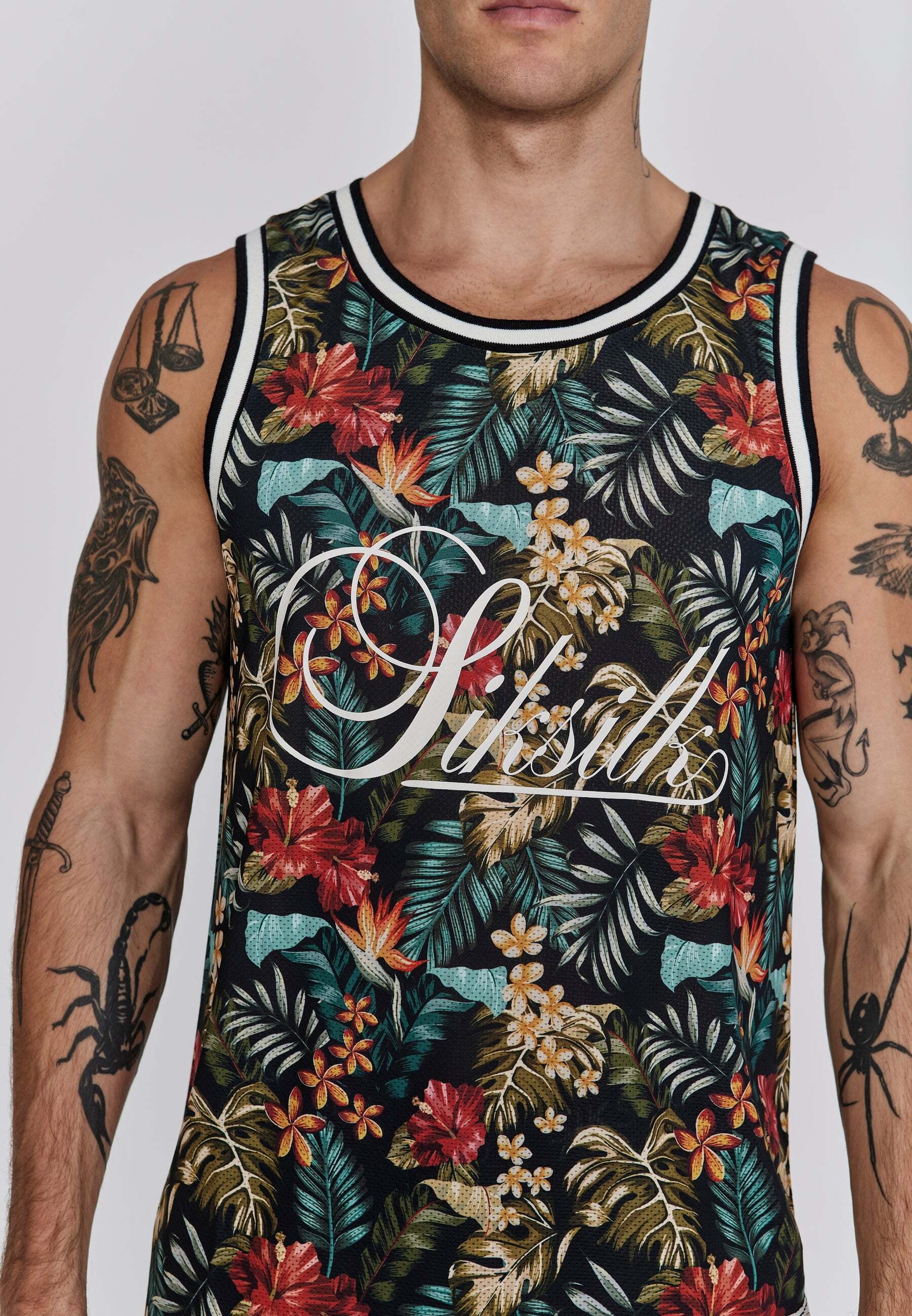 Siksilk Kurzarmshirt »Siksilk Top Basketball Vest«