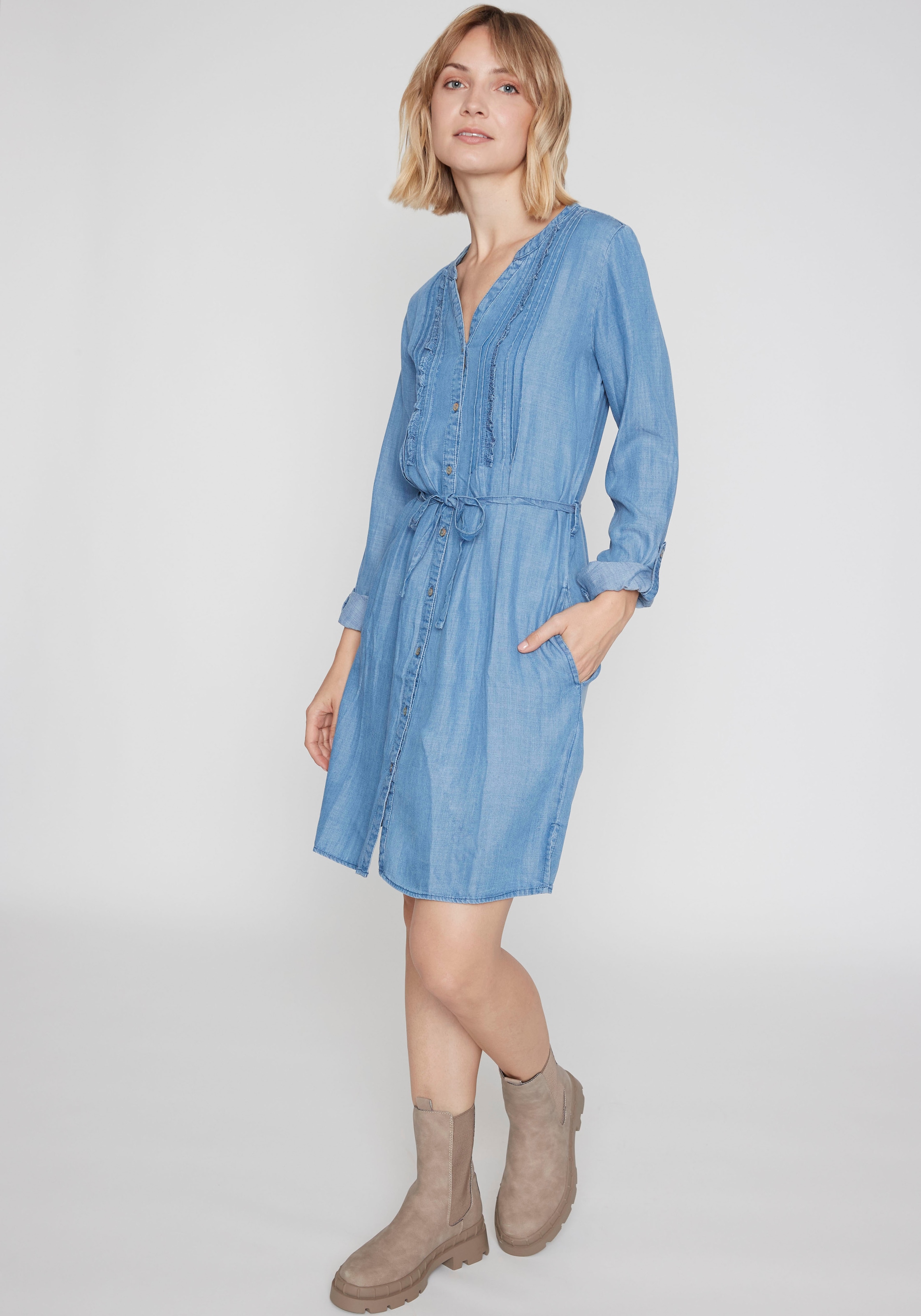 ZABAIONE Jeanskleid »Dress Pe44rlette« kaufen Jelmoli-Versand online 