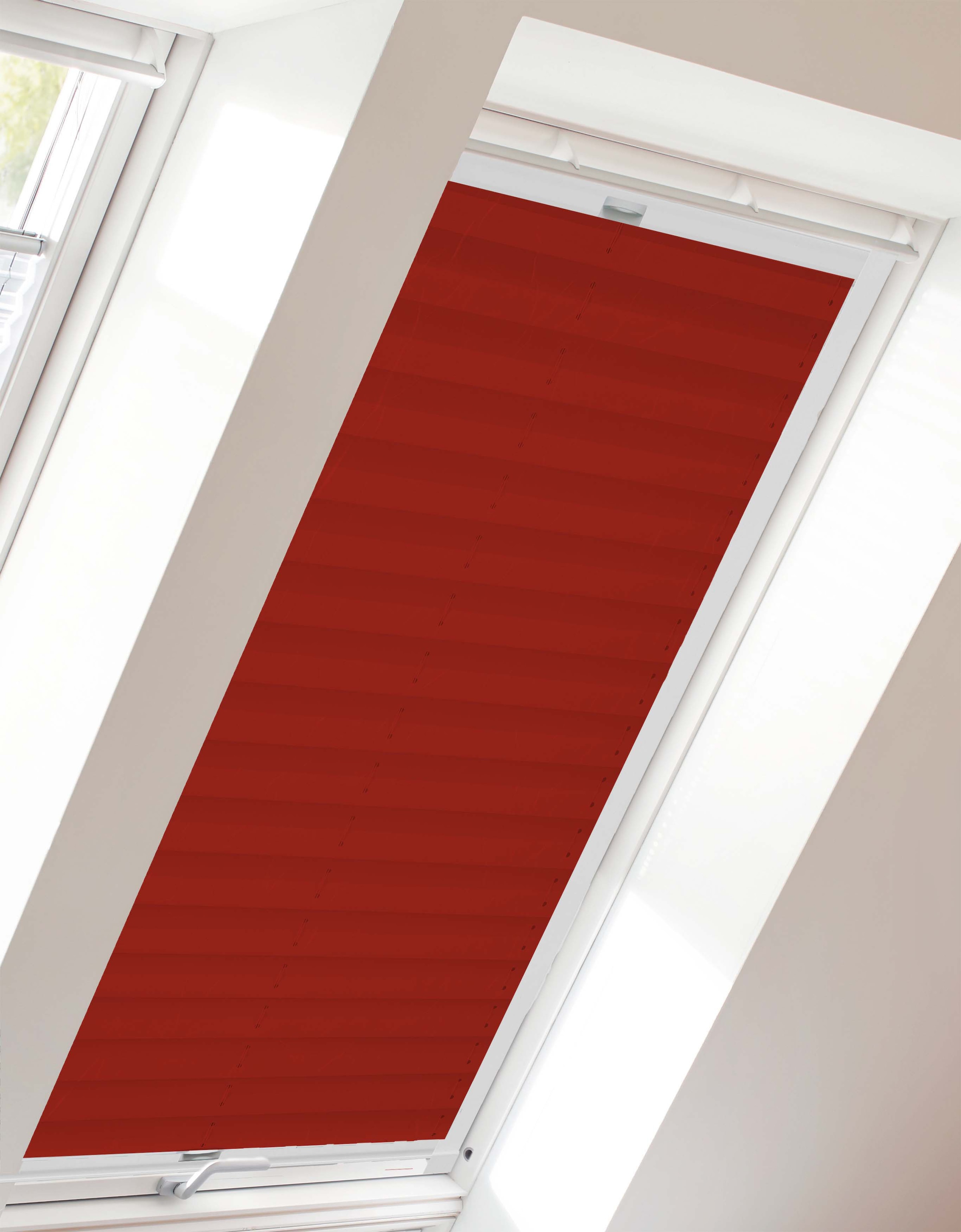 sunlines Dachfensterplissee "Young Style Crush" Lichtschutz verspannt mit Führungsschienen