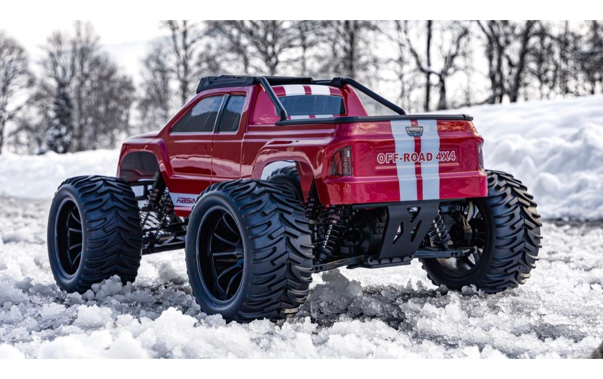 RC-Monstertruck »Absima AMT3.4-V2 EP Brushless 4WD ARTR,«, Lackiert