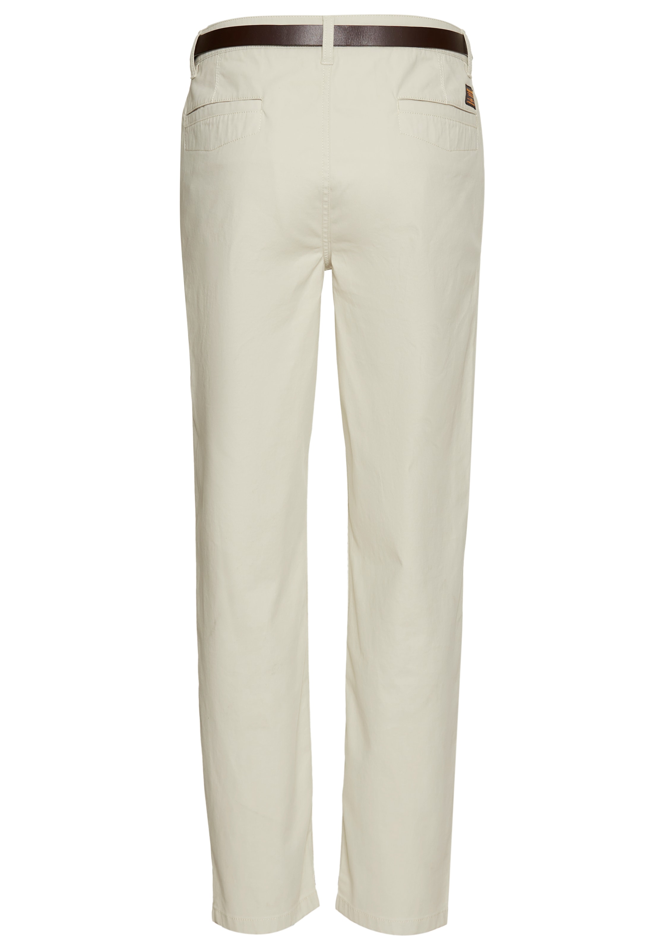 Bruno Banani Chinohose, (Set, mit abnehmbarem Gürtel)