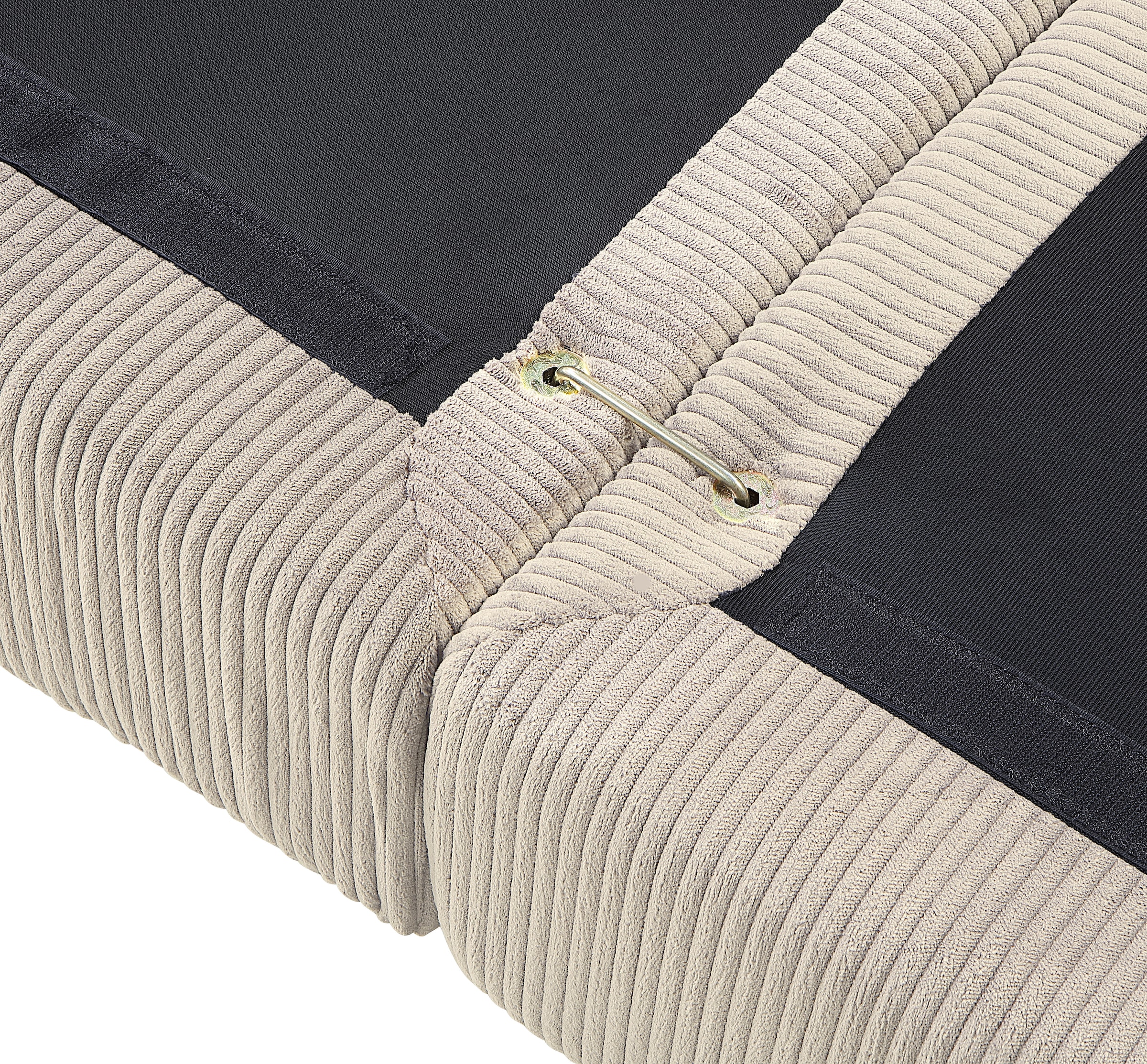 RAUM.ID 4-Sitzer »Bennid, XXL-Modulsofa mit vielen individuellen Stellmöglichkeiten«, (Set, 4 St.), inklusive 2 grossen & 2 kleinen Zierkissen im flauschigen Cord