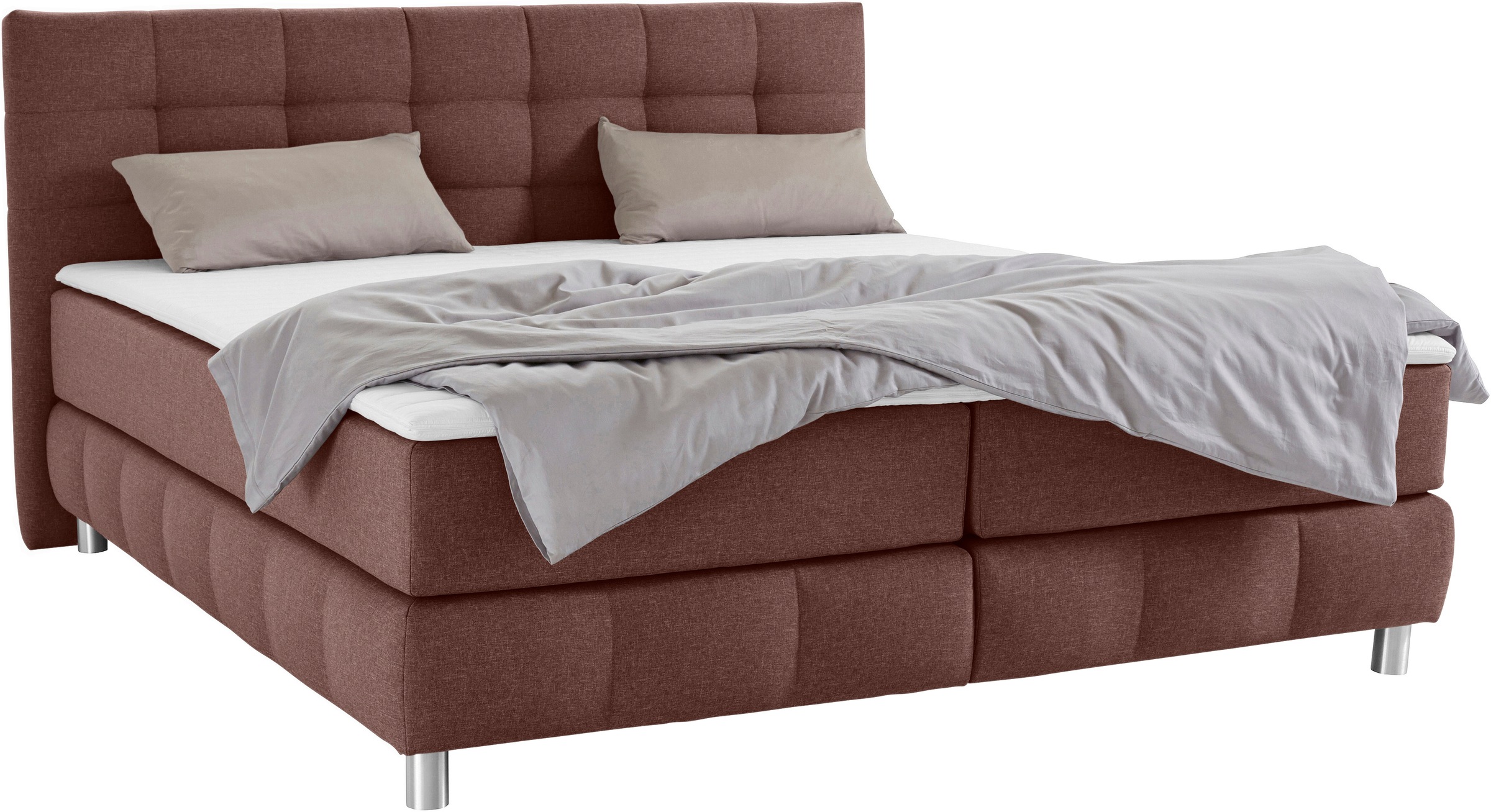 andas Boxspringbett »Salo«, incl. Topper, 6 Breiten, 2 Härtegrade, TFK auch in Härtegrad 4