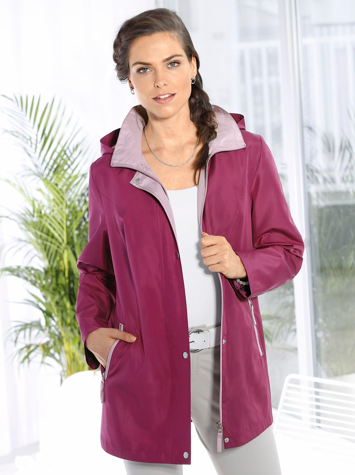 Classic Basics Funktionsjacke, mit Kapuze