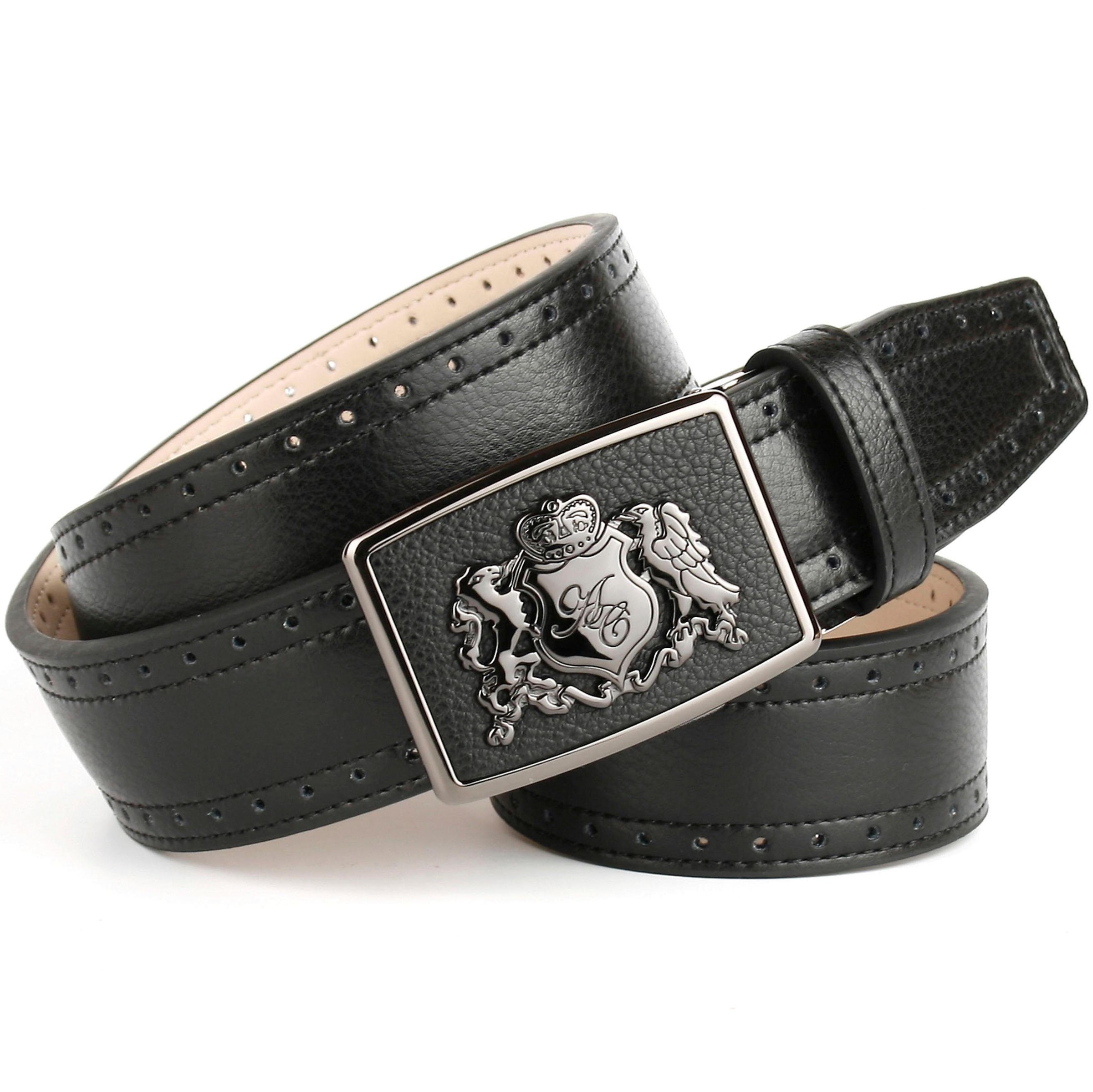 Anthoni Crown Ledergürtel, mit Anthoni online Schweiz Rand Jelmoli-Versand bei Crown Wappen, am Ausstanzungen kaufen