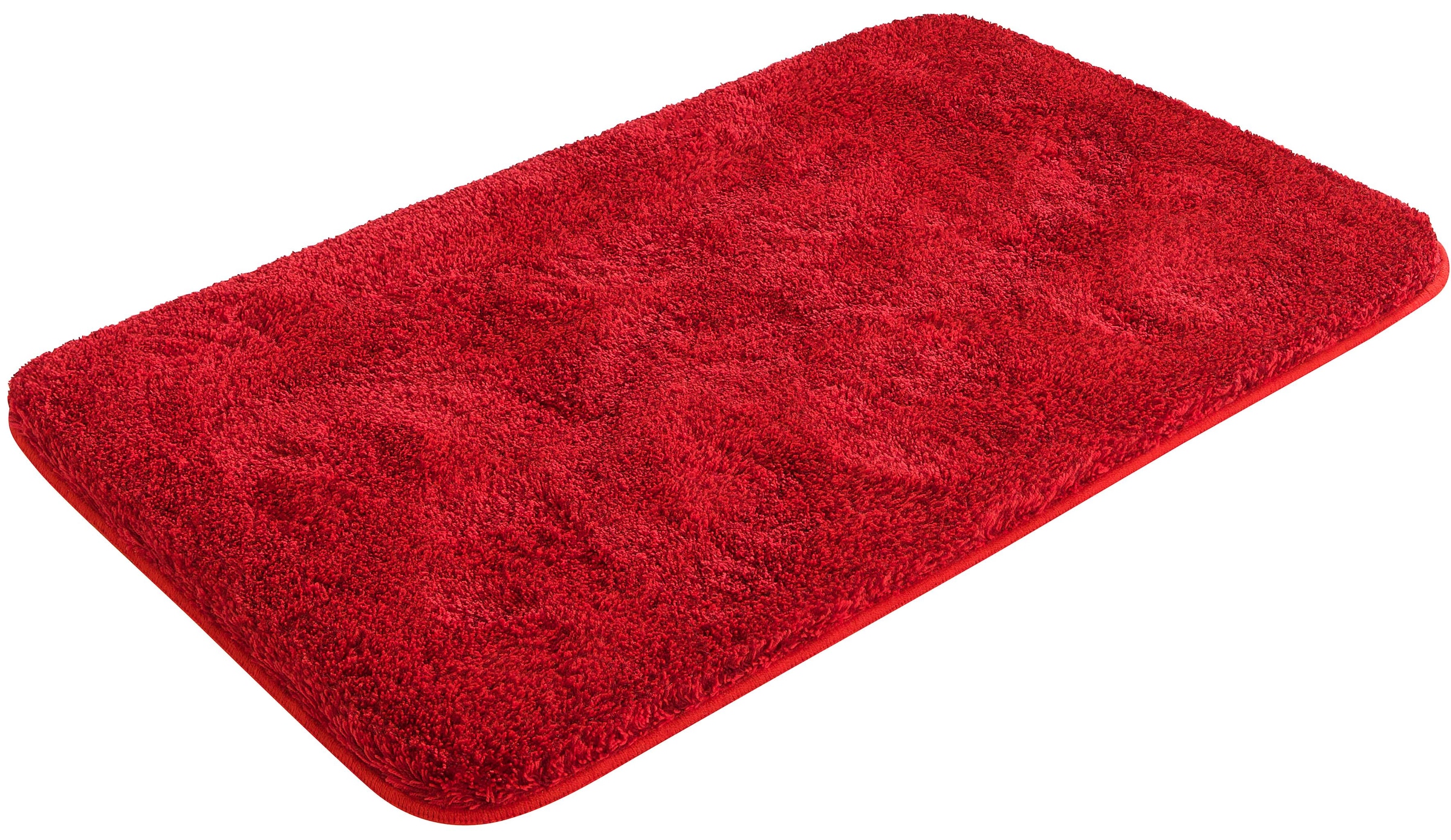 Grund Badematte »Melos, Badvorleger, Badezimmer Teppich, sehr weich«, rutschhemmend beschichtet, fussbodenheizungsgeeignet, melierte Optik, sehr weicher Flor, Melange-Effekt, Made in Europe