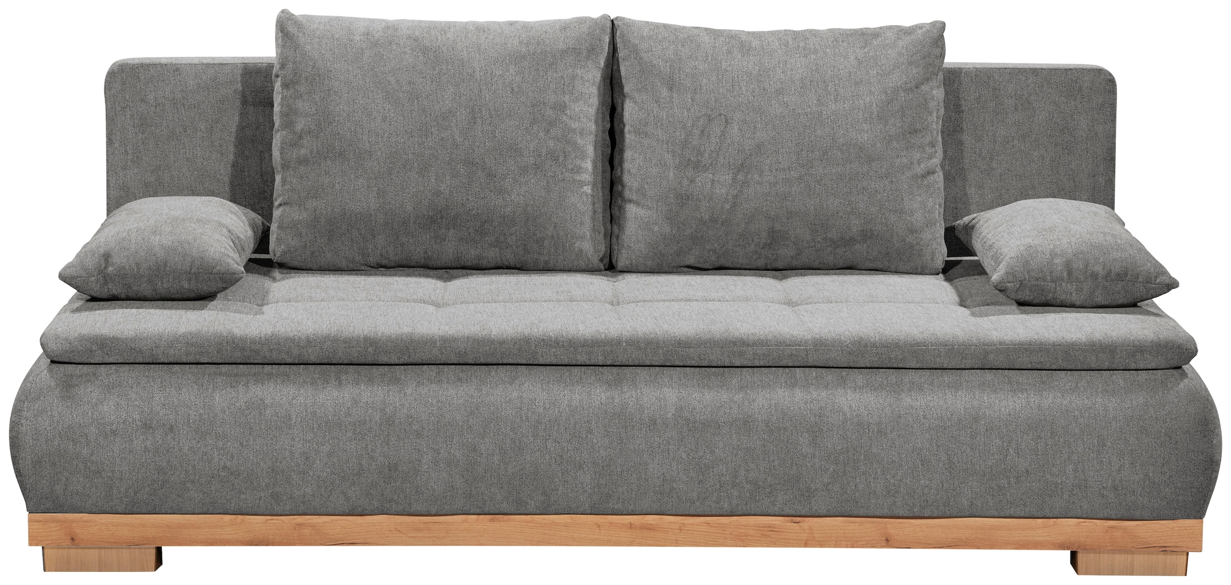 ED EXCITING DESIGN Schlafsofa »Mila«, mit Bettkasten & 2 Armlehnenkissen