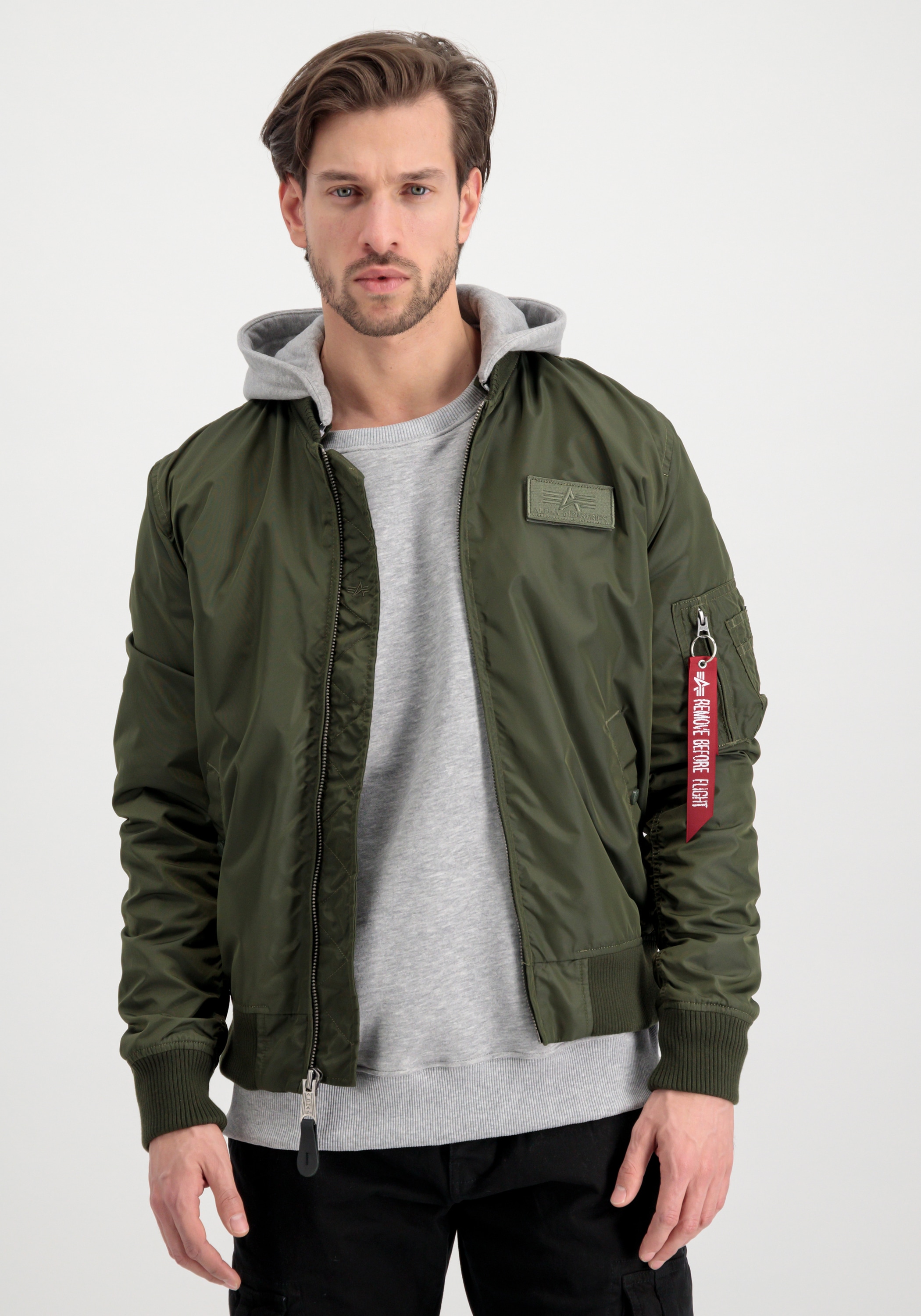 Alpha Industries Bomberjacke »MA-1 TT Hood Light«