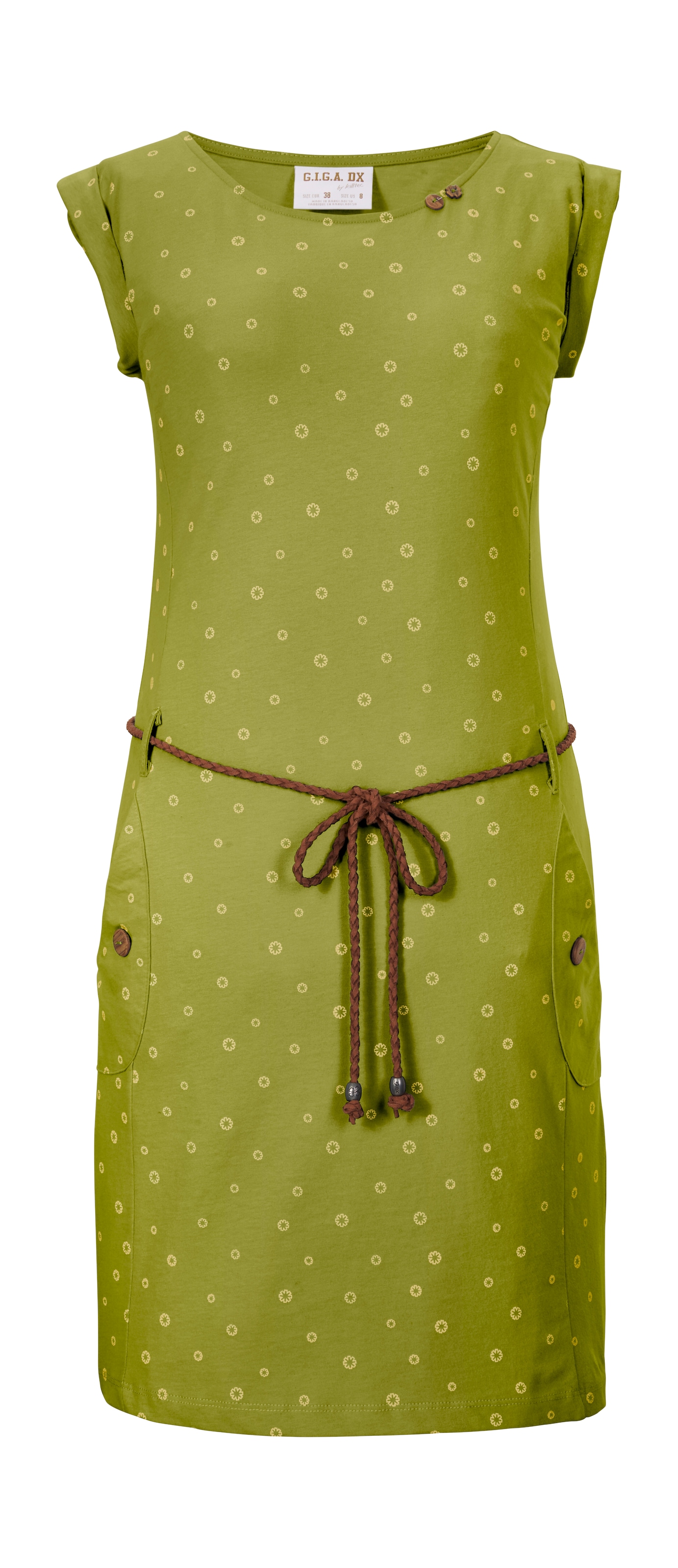 G.I.G.A. DX by killtec Sommerkleid »GS 99 WMN DRSS« Sportives Baumwollkleid mit All Over-Print und maritimem Gürtel